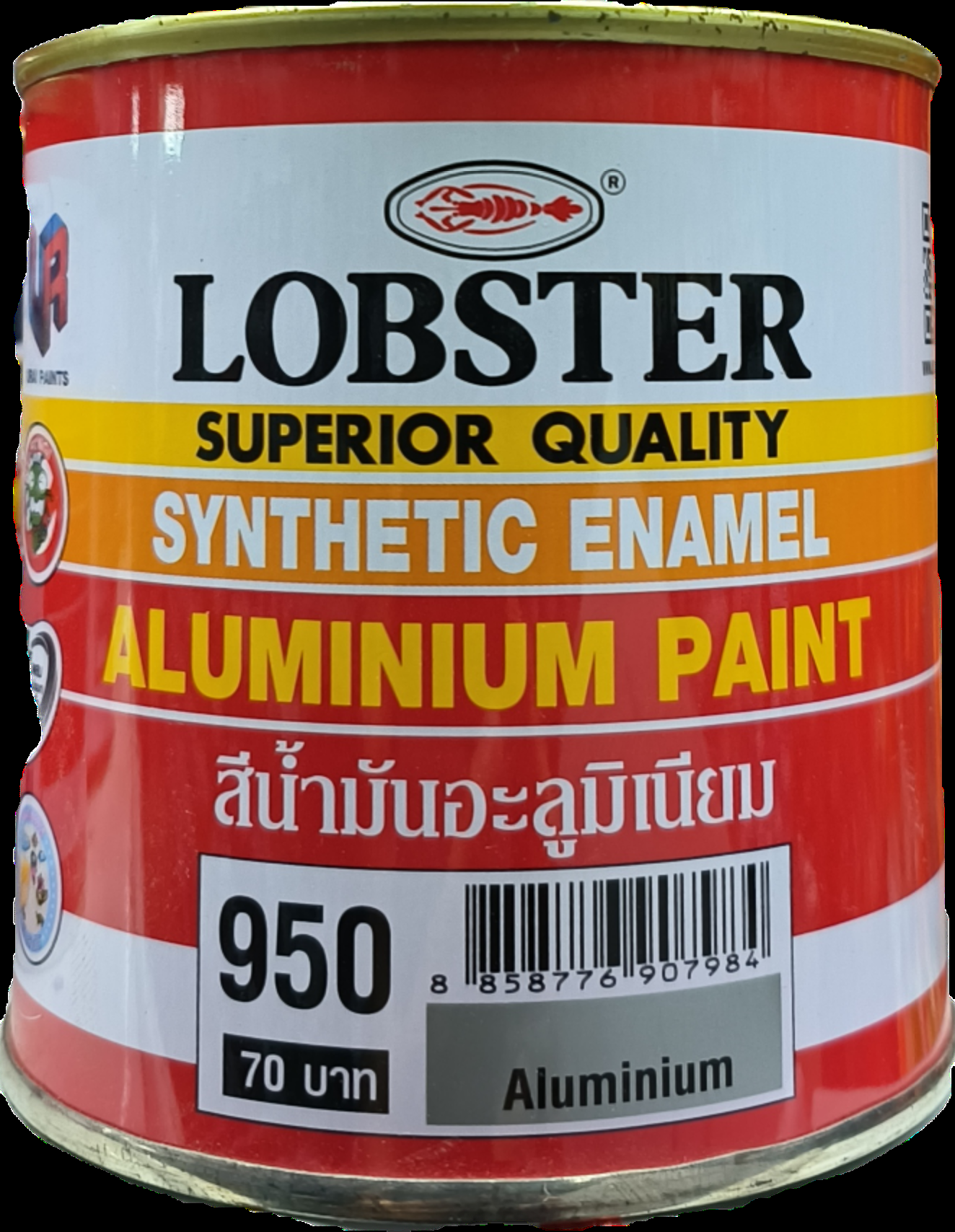 LOBSTER สีน้ำมันเคลือบเงา 950 (บรอนซ์เงิน) 0.280ลิตร LOBSTER สีน้ำมันเคลือบเงา 950 (บรอนซ์เงิน) 0.280ลิตร - ดำรงค์โฮมพลัส