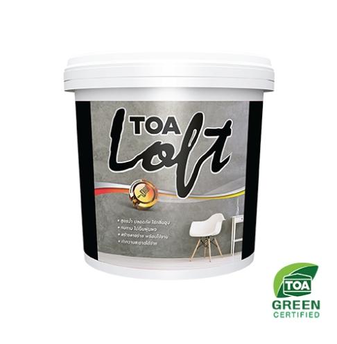 ** TOA ลอฟท์ ปูนฉาบขัดมันสำเร็จรูป ภายนอก #LOFT4 ชุด 10กก.