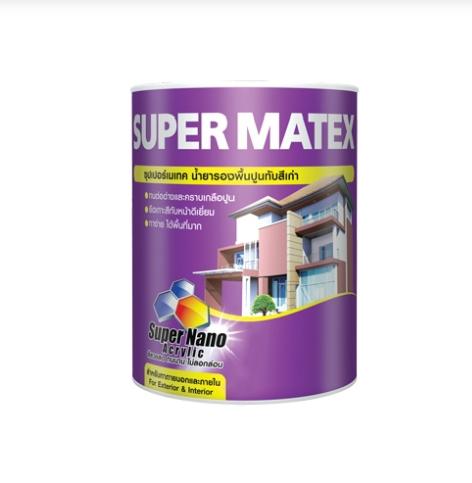 TOA น้ำยารองพื้นปูนทับสีเก่า #SP1100 #0CON SUPER MATEX (ถัง 5กล)