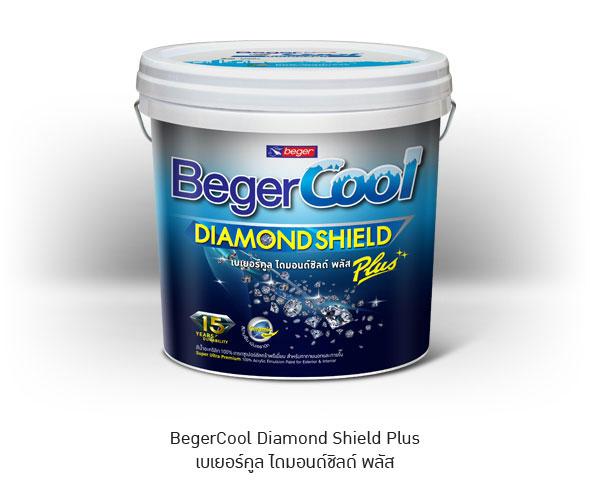 BEGER COOL ไดมอนด์ซิลด์ พลัส กึ่งเงา ภายนอก เบส A (2.5กล.)