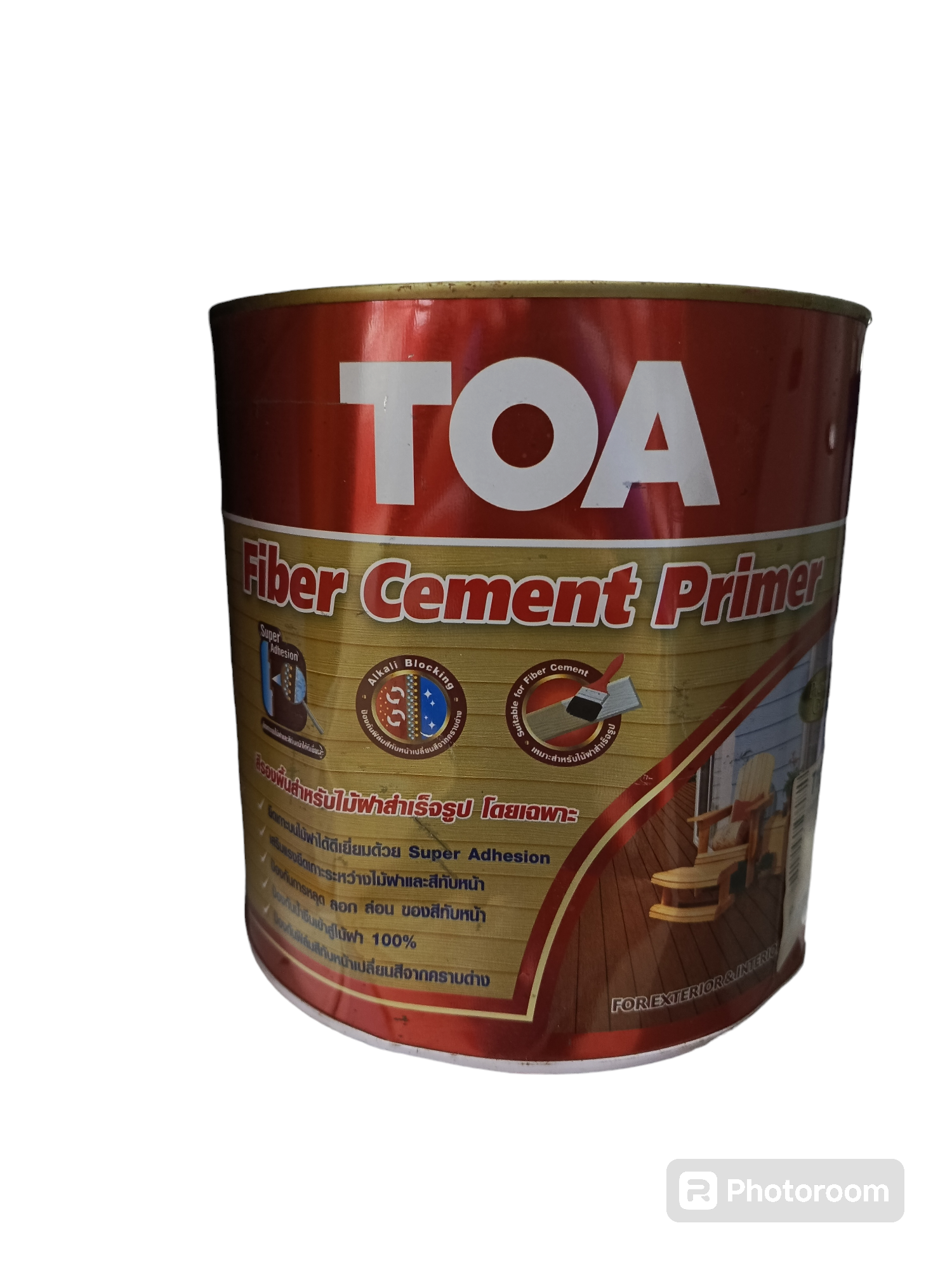 TOA สีรองพื้นไม้ ไฟเบอร์ #T-1000 (1กล)