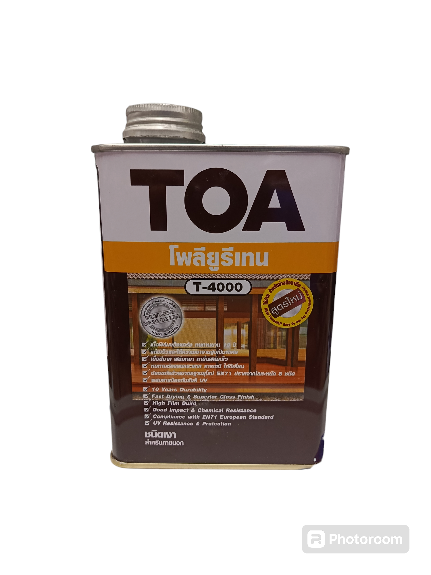 TOA ยูรีเทรน ภายนอก #T-4000 (1/4กล) TOA ยูรีเทรน ภายนอก #T-4000 (1/4กล) - ดำรงค์โฮมพลัส