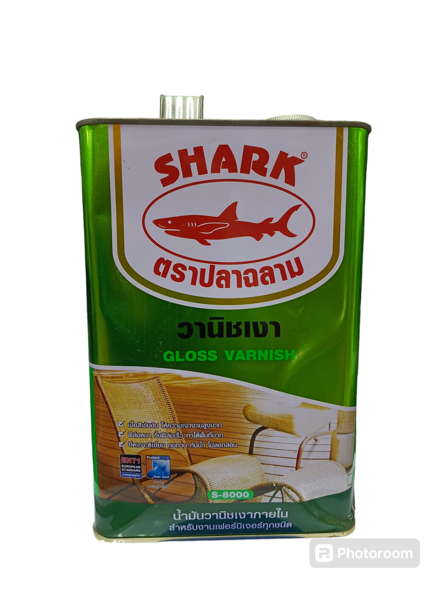 TOA น้ำมันวานิชเงา ภายใน (กล) S-8000 ปลาฉลาม TOA น้ำมันวานิชเงา ภายใน (กล) S-8000 ปลาฉลาม - ดำรงค์โฮมพลัส