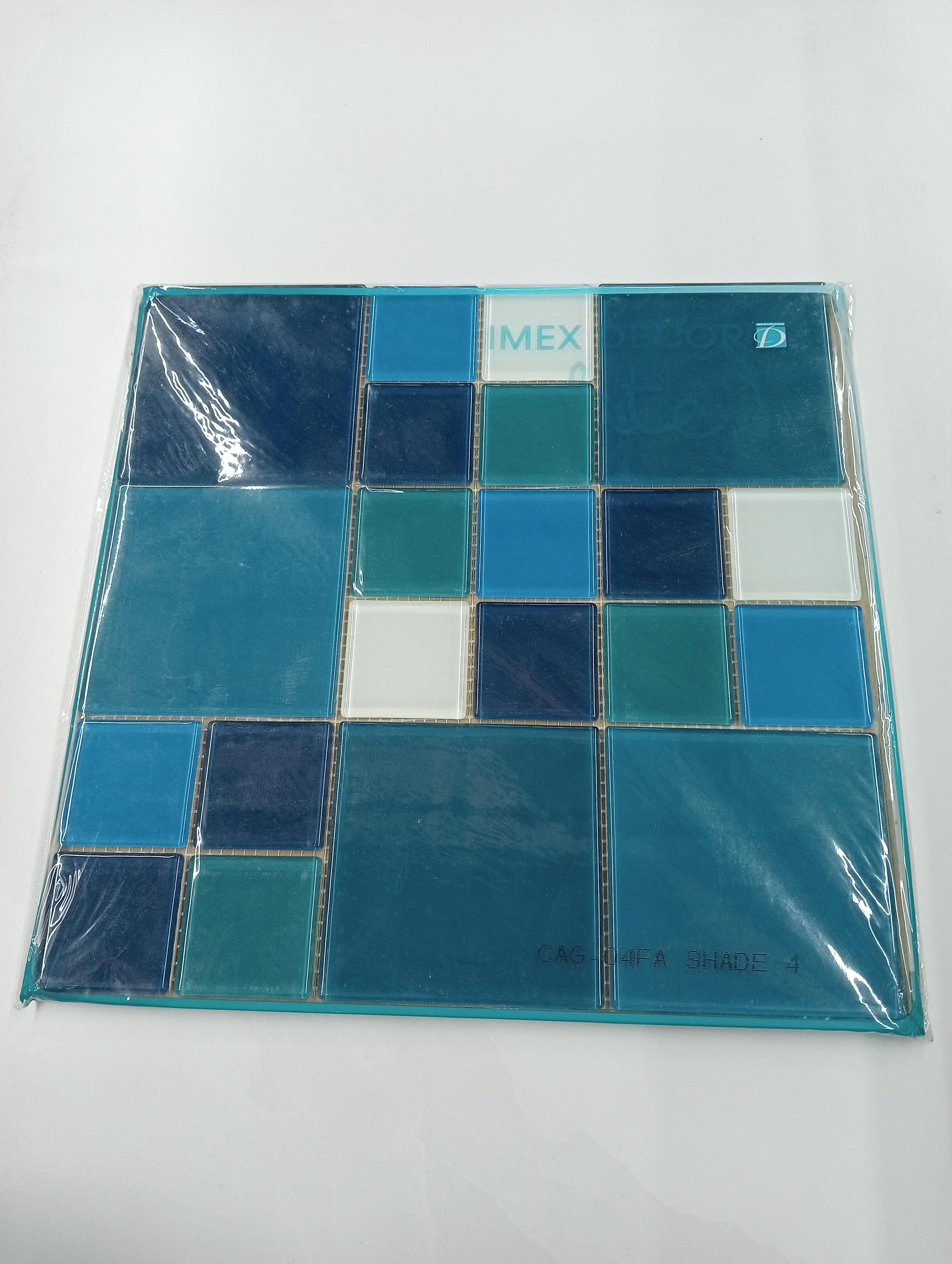 IMEX โมเสคแก้ว 30*30 LITE FANTASY SEA AQUA CAG-04FA