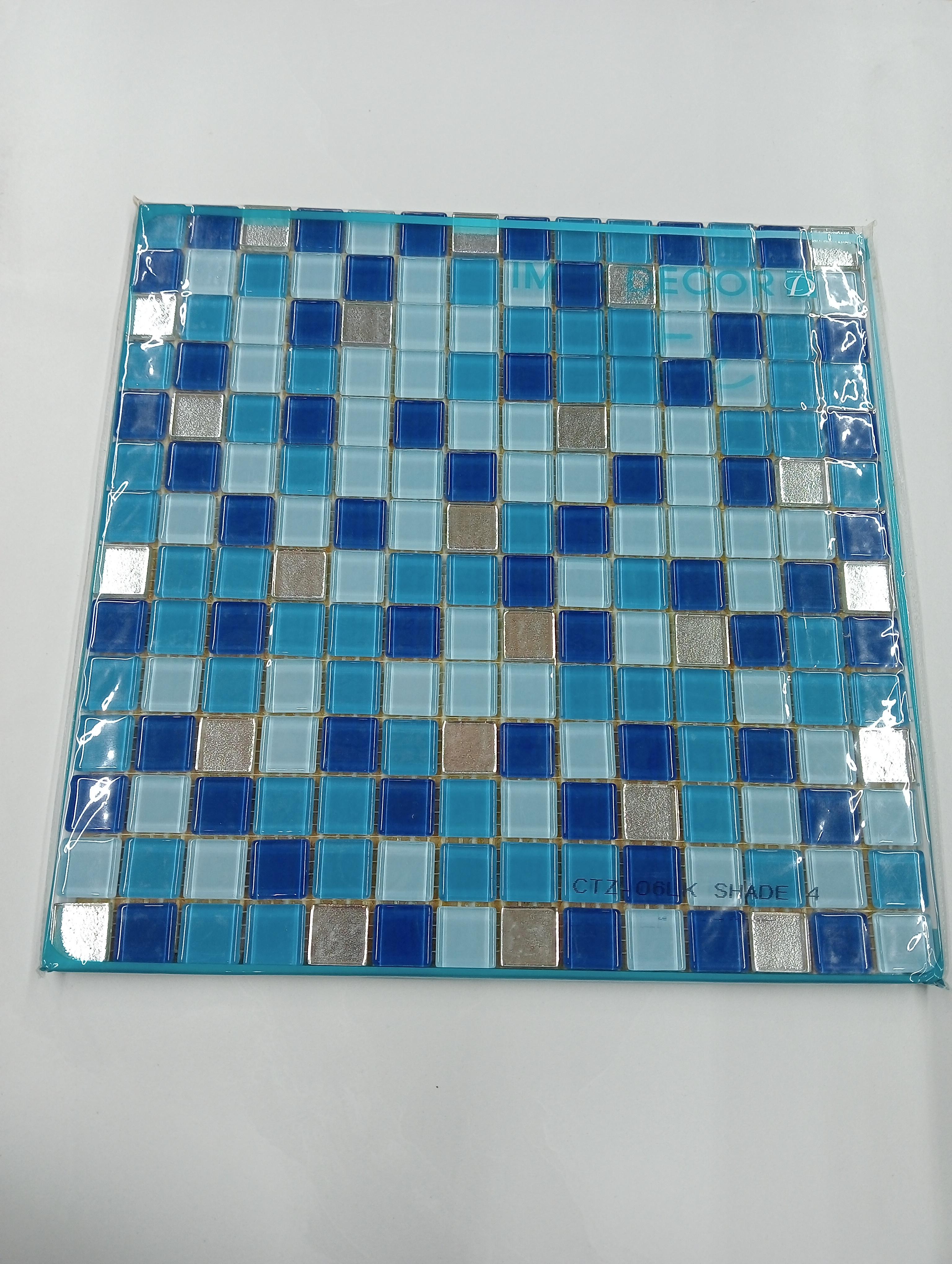 IMEX โมเสคแก้ว 30*30 LITE LUCKY BLUE CTZ-06LK