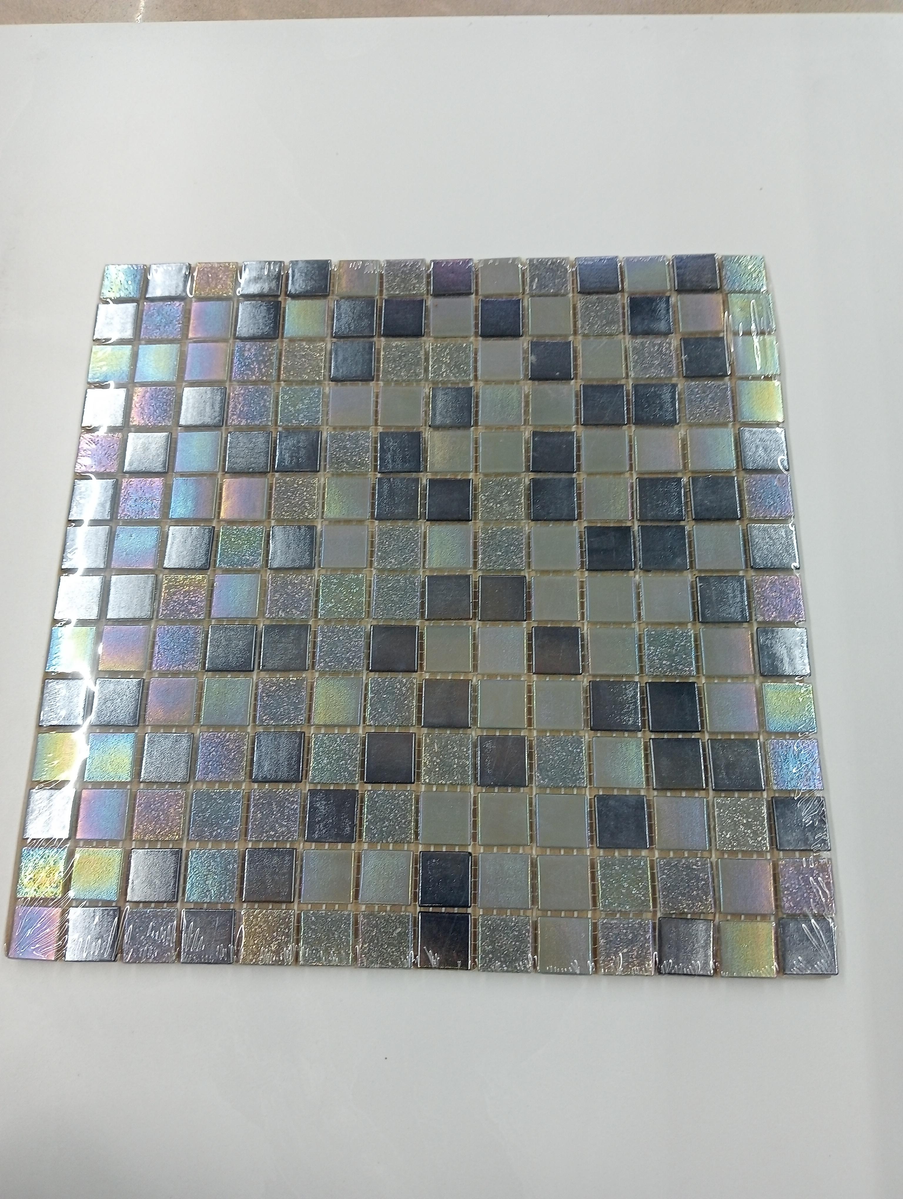 IMEX โมเสคแก้ว 30*30 QUADRO LUSTER BLACK VT-05QD