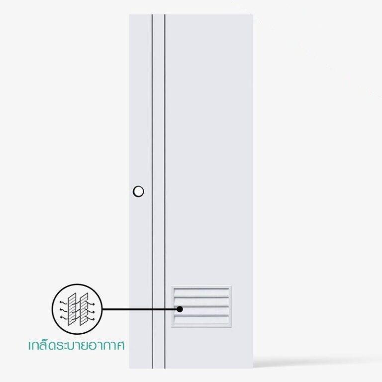 ECO-DOOR ประตู UPVC PROFILE PG2 3.5*70*200 บานเกล็ดเฉพาะบาน เจาะลูกบิด ห้องน้ำ สีขาว ECO-DOOR ประตู UPVC PROFILE PG2 3.5*70*200 บานเกล็ดเฉพาะบาน เจาะลูกบิด ห้องน้ำ สีขาว - ดำรงค์โฮมพลัส