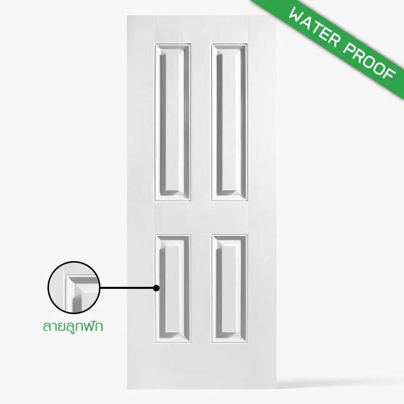 ECO-DOOR ประตูภายนอก/ใน UPVC 4 3.5*80*200 สีขาว ECO-DOOR ประตูภายนอก/ใน UPVC 4 3.5*80*200 สีขาว - ดำรงค์โฮมพลัส