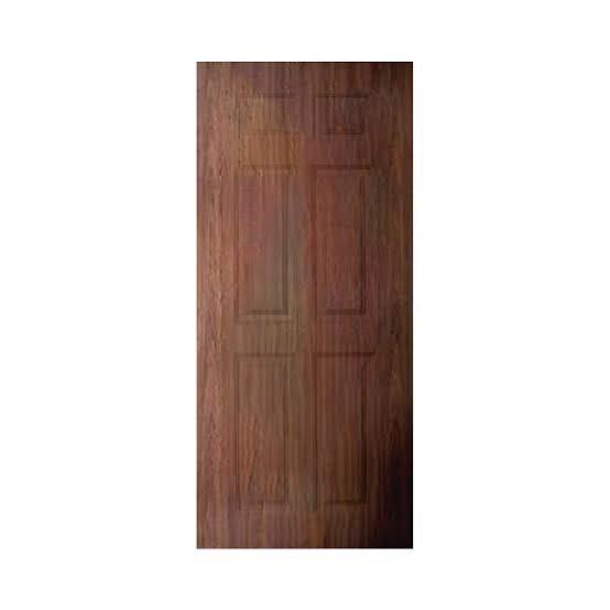 VINYL ประตู PW REVO LPNR-003 ไม่เจาะ ลูกฟักทึบ ภายใน ลายไม้มะค่าแดง 80*200