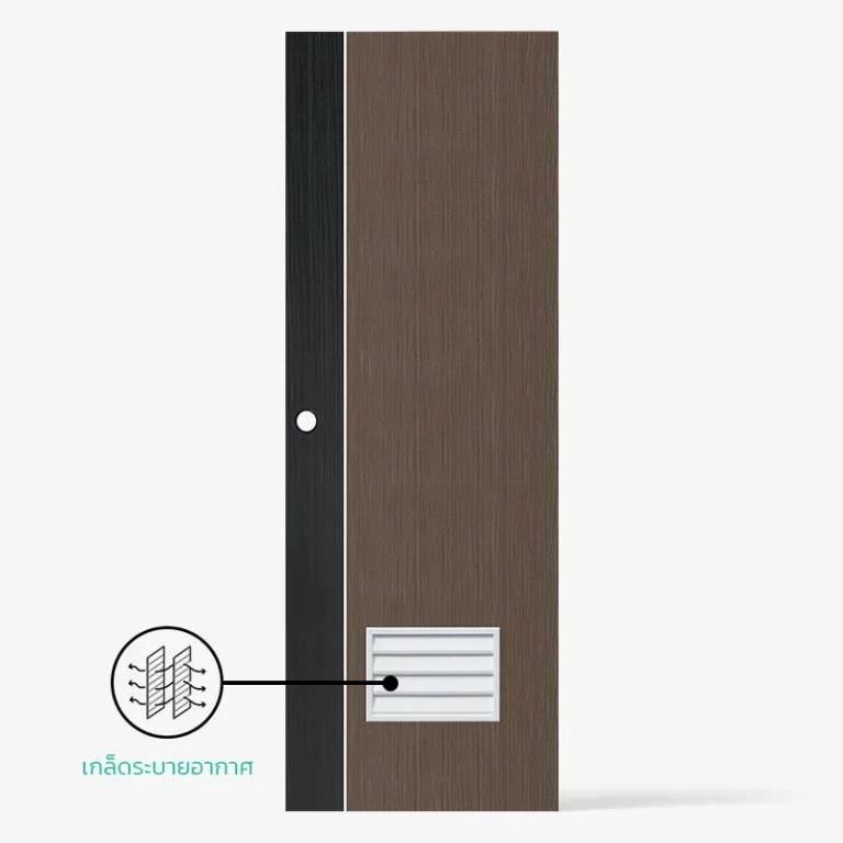 ประตู UPVC 700*2000*35 mm. รุ่น PC2 ห้องน้ำ (แบบเจาะลูกบิด)EXTRUSION ECO-DOOR ประตู UPVC 700*2000*35 mm. รุ่น PC2 ห้องน้ำ (แบบเจาะลูกบิด)EXTRUSION ECO-DOOR - ดำรงค์โฮมพลัส