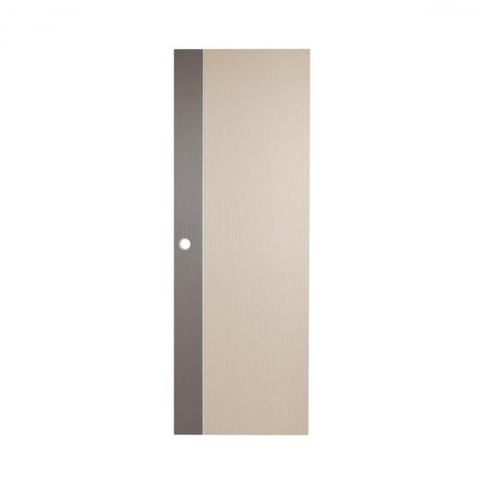 ประตู UPVC 700*2000*35 mm. รุ่น PD1 ห้องน้ำ (แบบเจาะลูกบิด)EXTRUSION ECO-DOOR