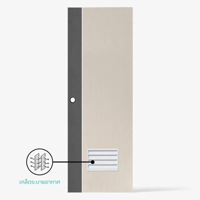 ประตู UPVC 700*2000*35 mm. รุ่น PD2 ห้องน้ำ (แบบเจาะลูกบิด)EXTRUSION ECO-DOOR ประตู UPVC 700*2000*35 mm. รุ่น PD2 ห้องน้ำ (แบบเจาะลูกบิด)EXTRUSION ECO-DOOR - ดำรงค์โฮมพลัส