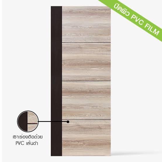 **ECO-DOOR ประตูภายใน HDF ปิดผิว PVC FILM PL40 3.5*80*200 **ECO-DOOR ประตูภายใน HDF ปิดผิว PVC FILM PL40 3.5*80*200 - ดำรงค์โฮมพลัส