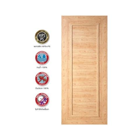 YES MOULDING ประตู รุ่น DC 80X200-17 สีบีช 80*200ซม.
