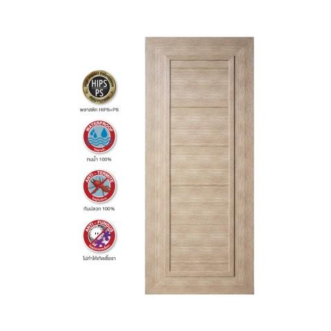 YES MOULDING ประตู รุ่น DC 80X200-19 สีเบจ 80*200ซม.