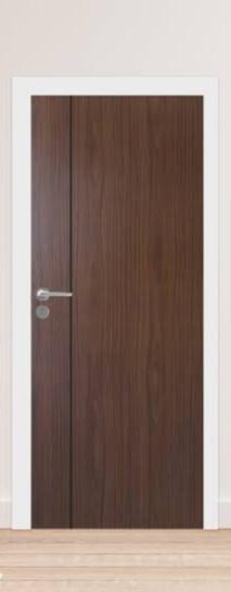LEOWOOD ประตู IDOOR S6 ลาย01 IP6148 35*80*200 Walnut