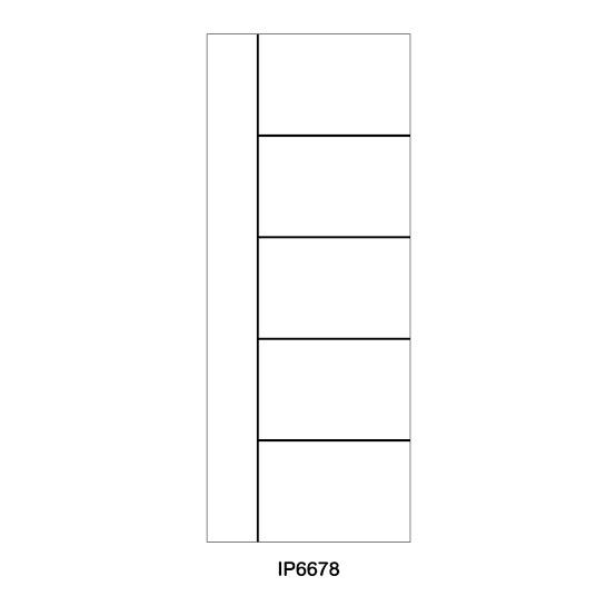 LEOWOOD ประตู IDOOR S6 ลาย06 IP6678 35*80*200 Pearl White LEOWOOD ประตู IDOOR S6 ลาย06 IP6678 35*80*200 Pearl White - ดำรงค์โฮมพลัส
