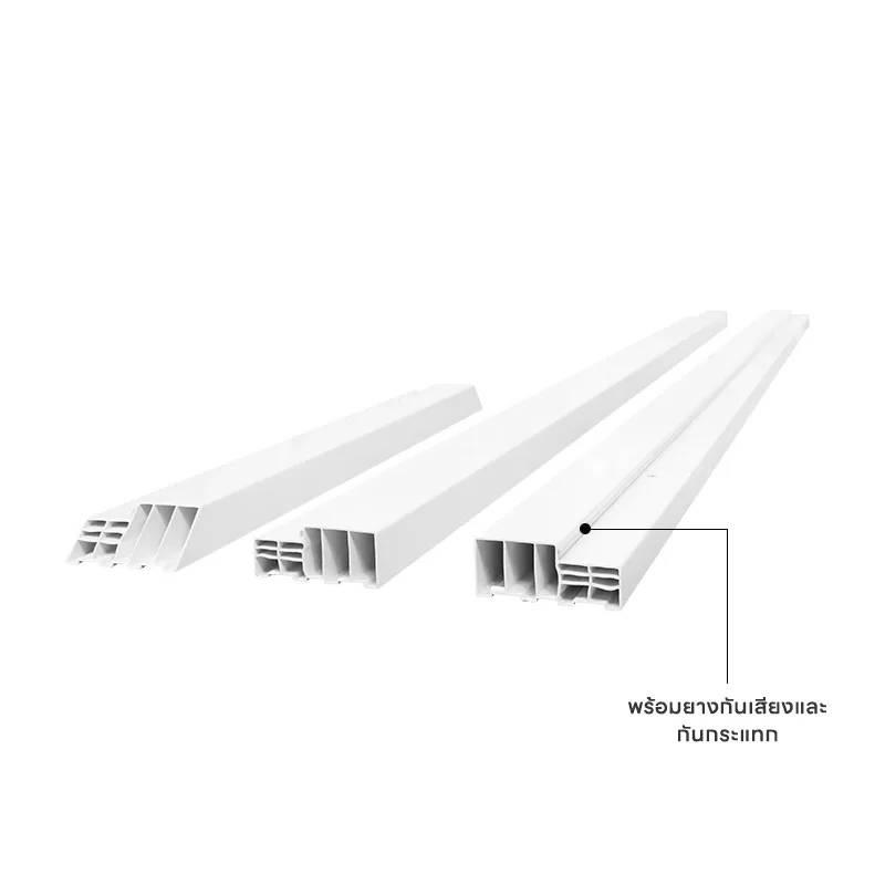 ECO-DOOR วงกบประตู UPVC UR-100 90*200 ขาว ECO-DOOR วงกบประตู UPVC UR-100 90*200 ขาว - ดำรงค์โฮมพลัส