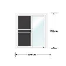 LYNN หน้าต่างบานเลื่อน +มุ้งลวด Z SERIES LP-Z3-W10-00 สีขาว #100*110 Cm