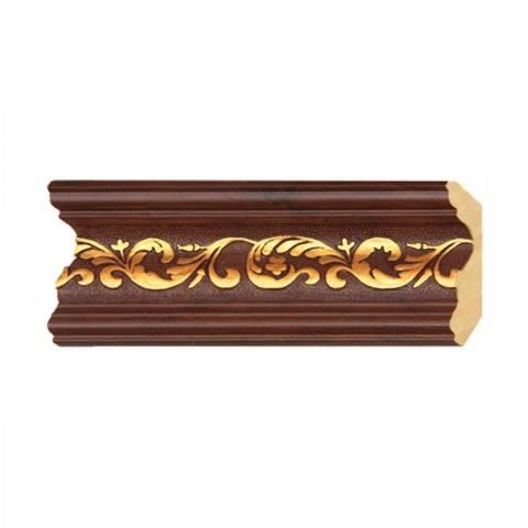 YES MOULDING ไม้บัวบน BB014-G01 2.6*3ม. ไม้สักลายทอง (24/กล่อง) YES MOULDING ไม้บัวบน BB014-G01 2.6*3ม. ไม้สักลายทอง (24/กล่อง) - ดำรงค์โฮมพลัส