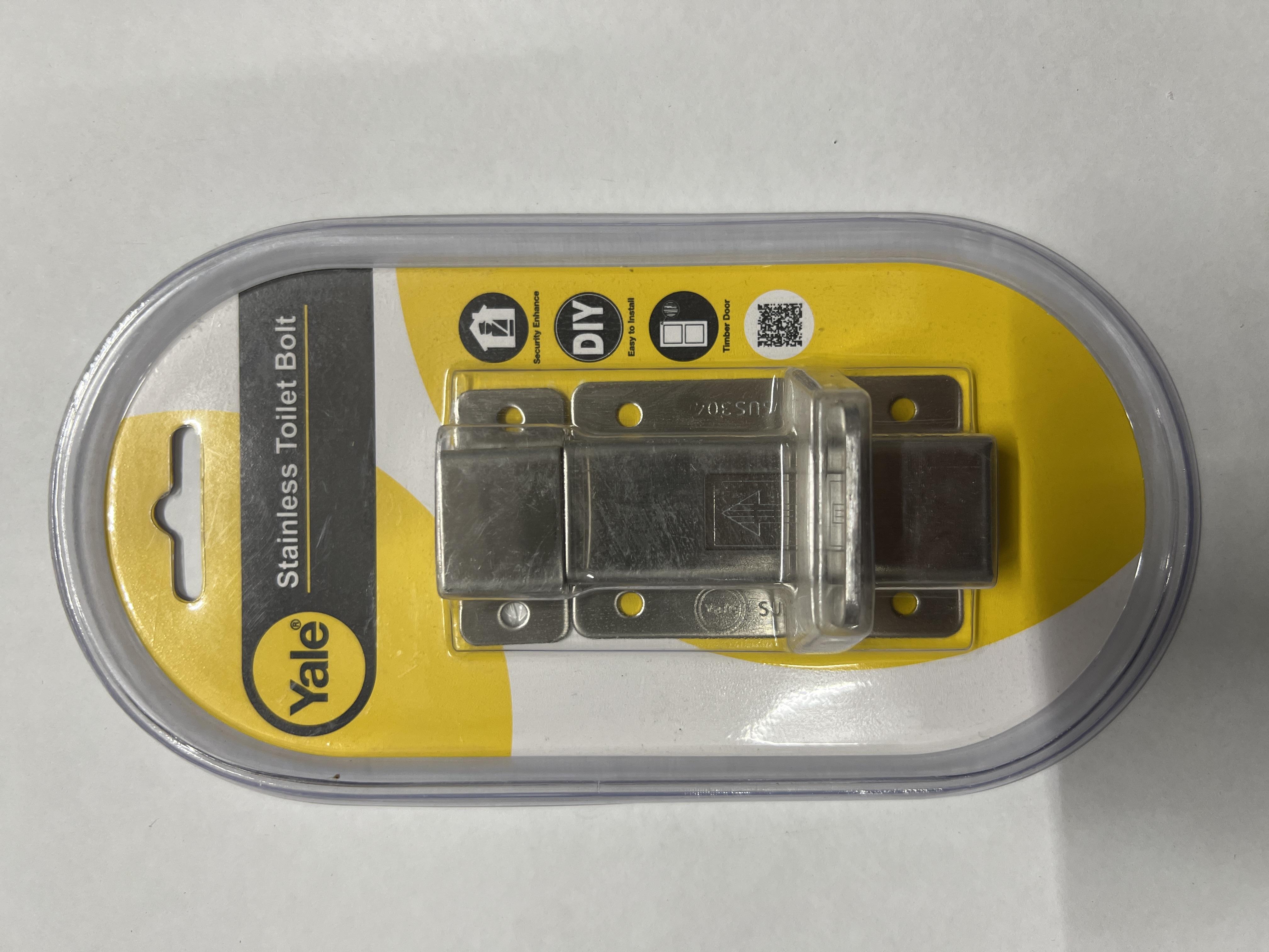 YALE กลอนห้องน้ำ BA909SS แสตนเลสด้าน 3.5นิ้ว YALE กลอนห้องน้ำ BA909SS แสตนเลสด้าน 3.5นิ้ว - ดำรงค์โฮมพลัส