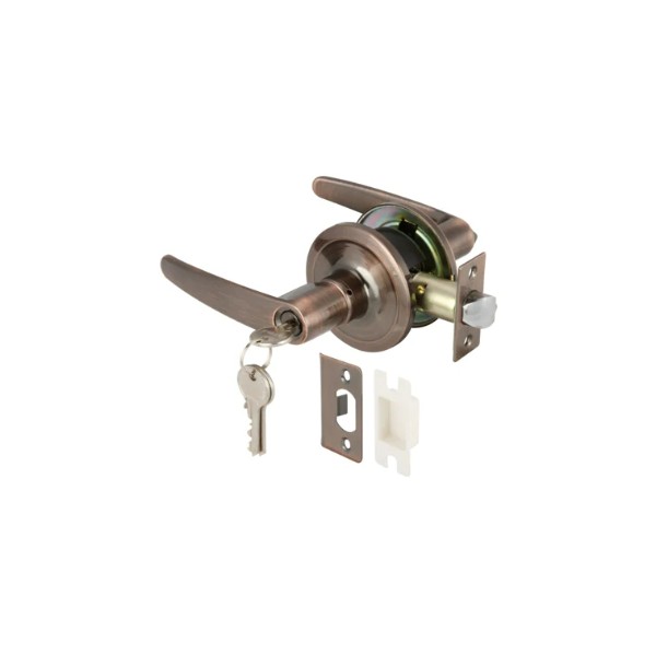 HAFELE ลูกบิดประตู LEVER LOCK.ENTRANCE.AN.COP. #489.10.791