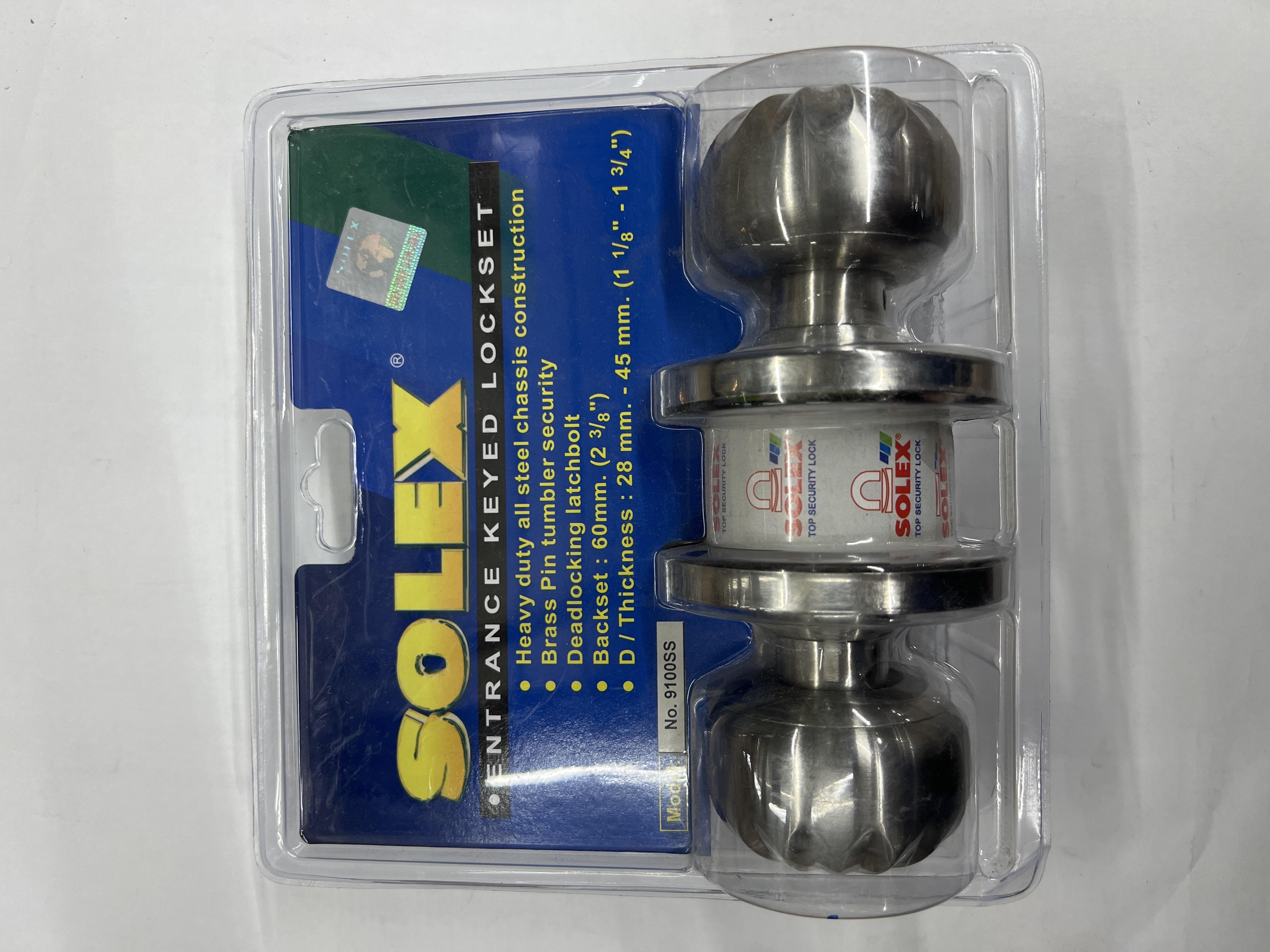 SOLEX ลูกบิด (แผง) 9100 SS SOLEX ลูกบิด (แผง) 9100 SS - ดำรงค์โฮมพลัส