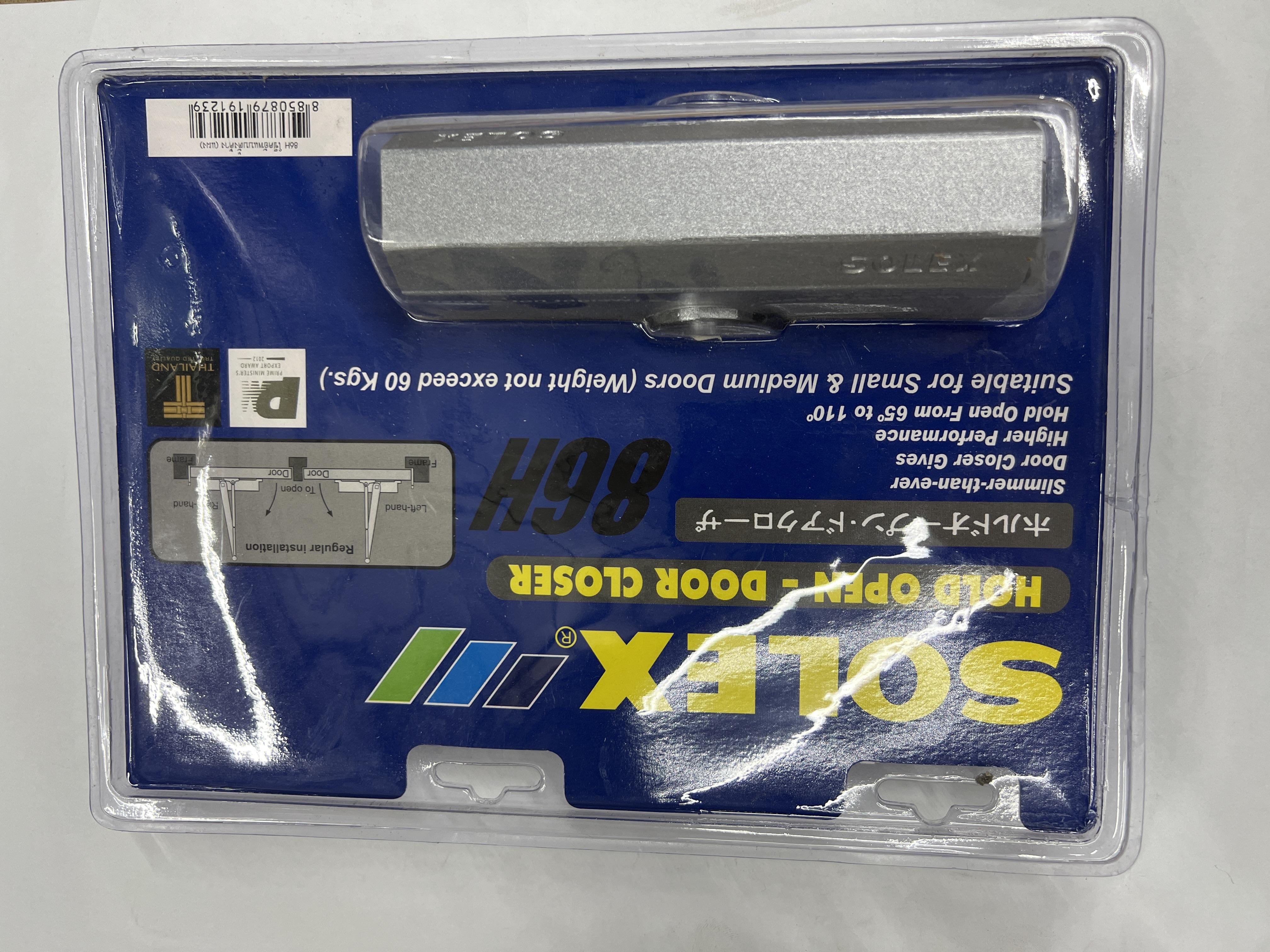 SOLEX โซ๊คอัพประตู 86H ขนาด 60กก. แบบตั้งค้าง สีเงิน SOLEX โซ๊คอัพประตู 86H ขนาด 60กก. แบบตั้งค้าง สีเงิน - ดำรงค์โฮมพลัส