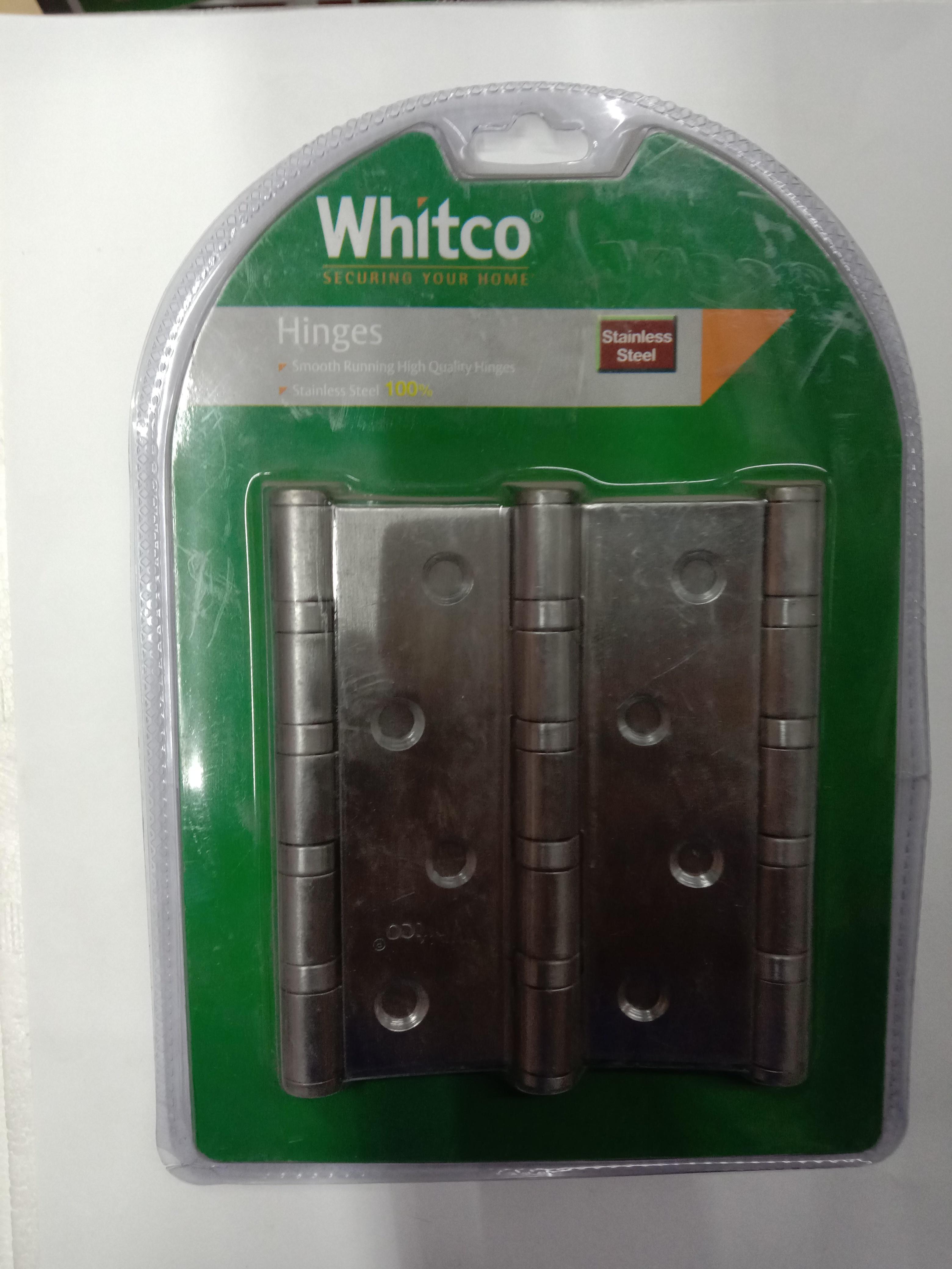 บานพับประตู 4*3*2.0 แพ็ค3 แสตนเลสแท้ Whitco WHISL4320BBP3G2 บานพับประตู 4*3*2.0 แพ็ค3 แสตนเลสแท้ Whitco WHISL4320BBP3G2 - ดำรงค์โฮมพลัส