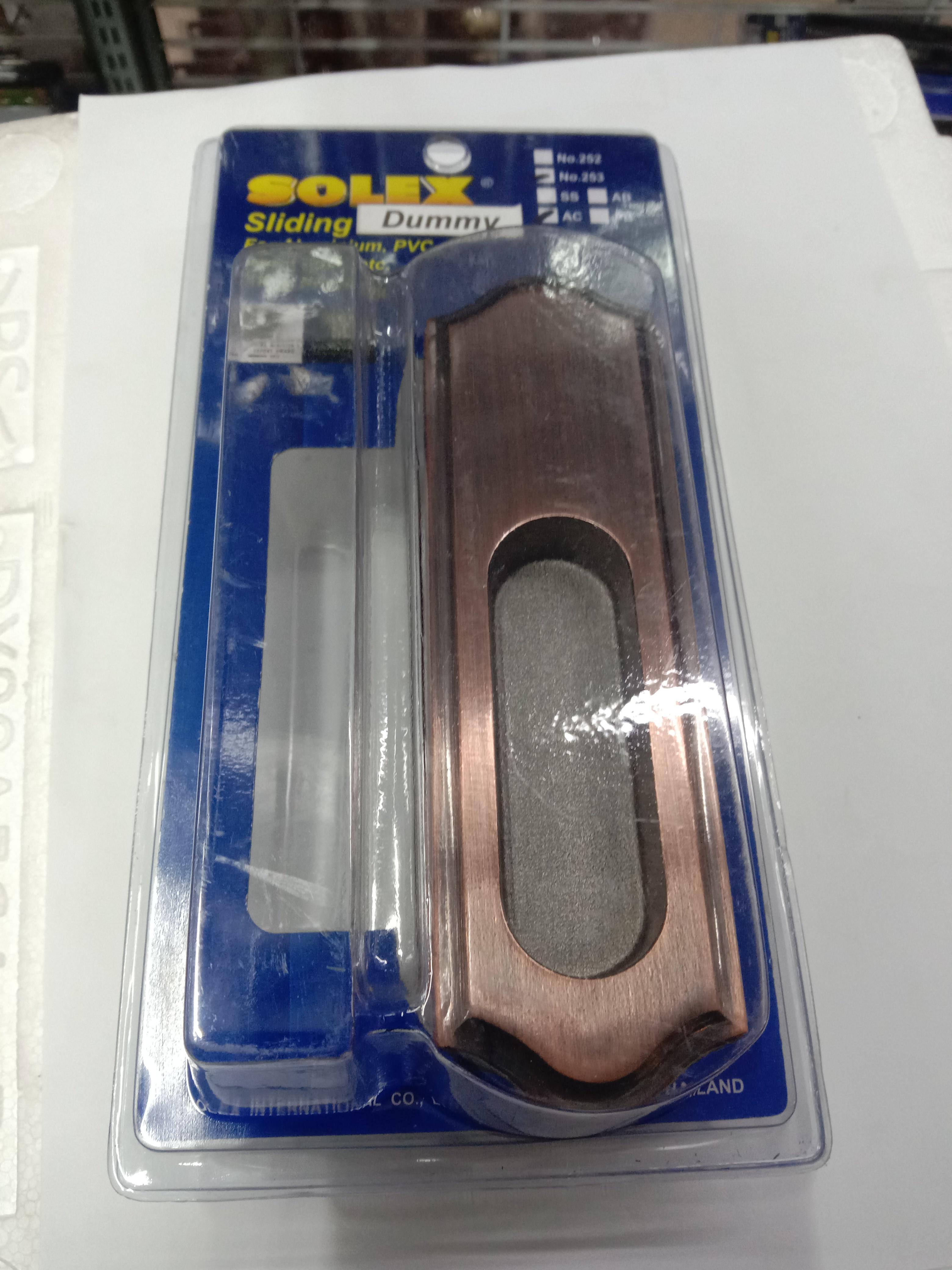SOLEX กุญแจบานเลื่อน NO.253 AC-DUMMY SOLEX กุญแจบานเลื่อน NO.253 AC-DUMMY - ดำรงค์โฮมพลัส