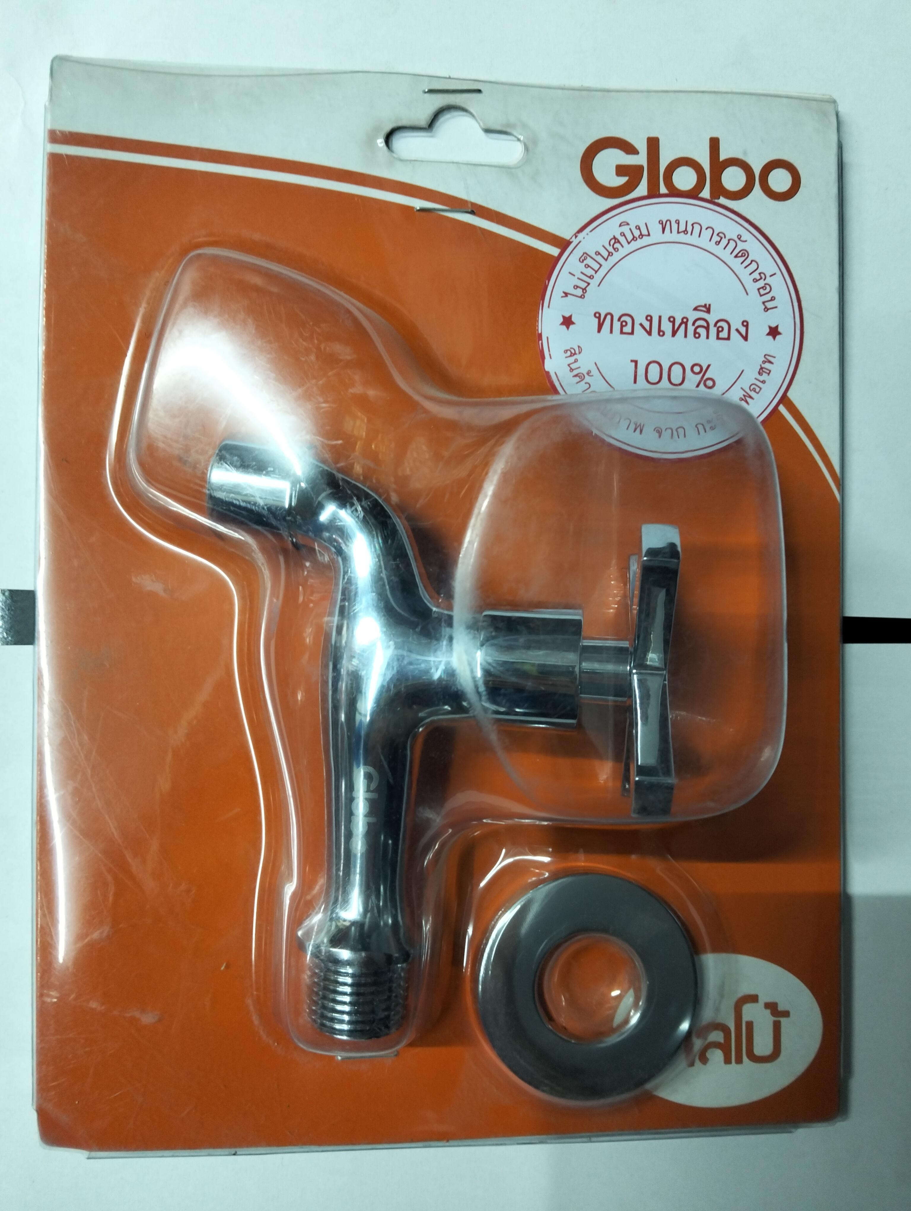 ก๊อกเดี่ยวติดผนัง โครเมี่ยม GLOBO GF23-400-50 ก๊อกเดี่ยวติดผนัง โครเมี่ยม GLOBO GF23-400-50 - ดำรงค์โฮมพลัส
