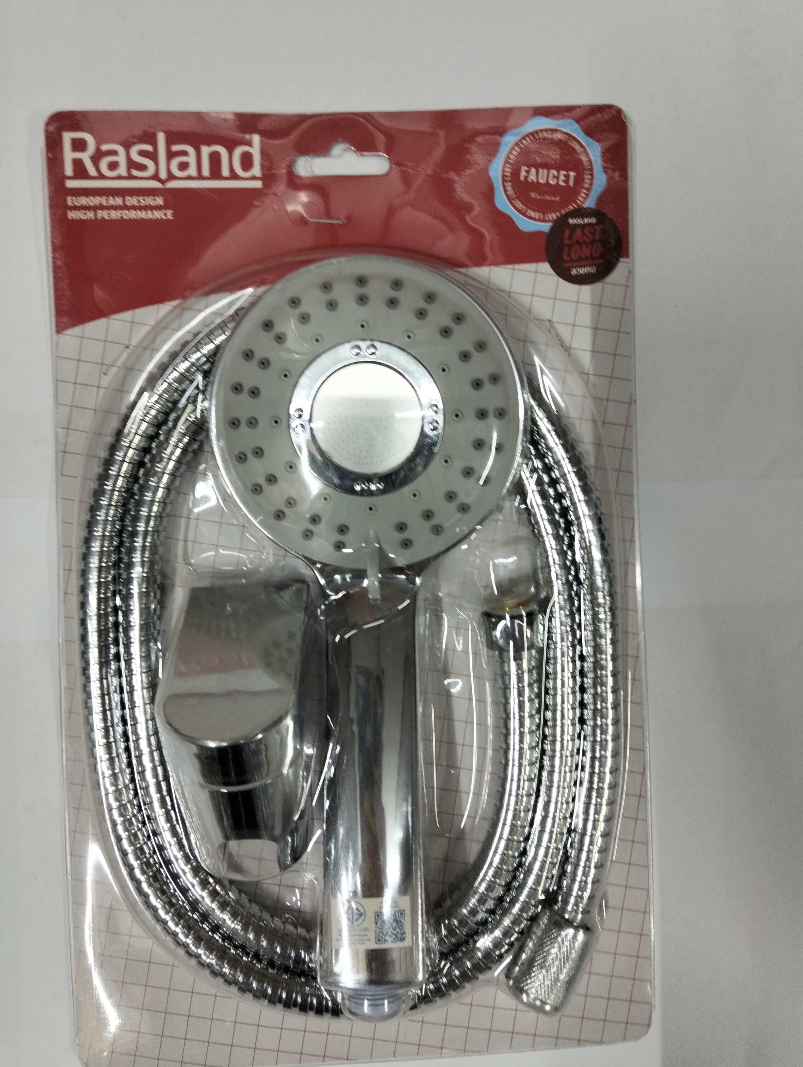 RASLAND ชุดฝักบัวมือ สาย+ขอแขวนครบชุด RA KS133/SET RASLAND ชุดฝักบัวมือ สาย+ขอแขวนครบชุด RA KS133/SET - ดำรงค์โฮมพลัส