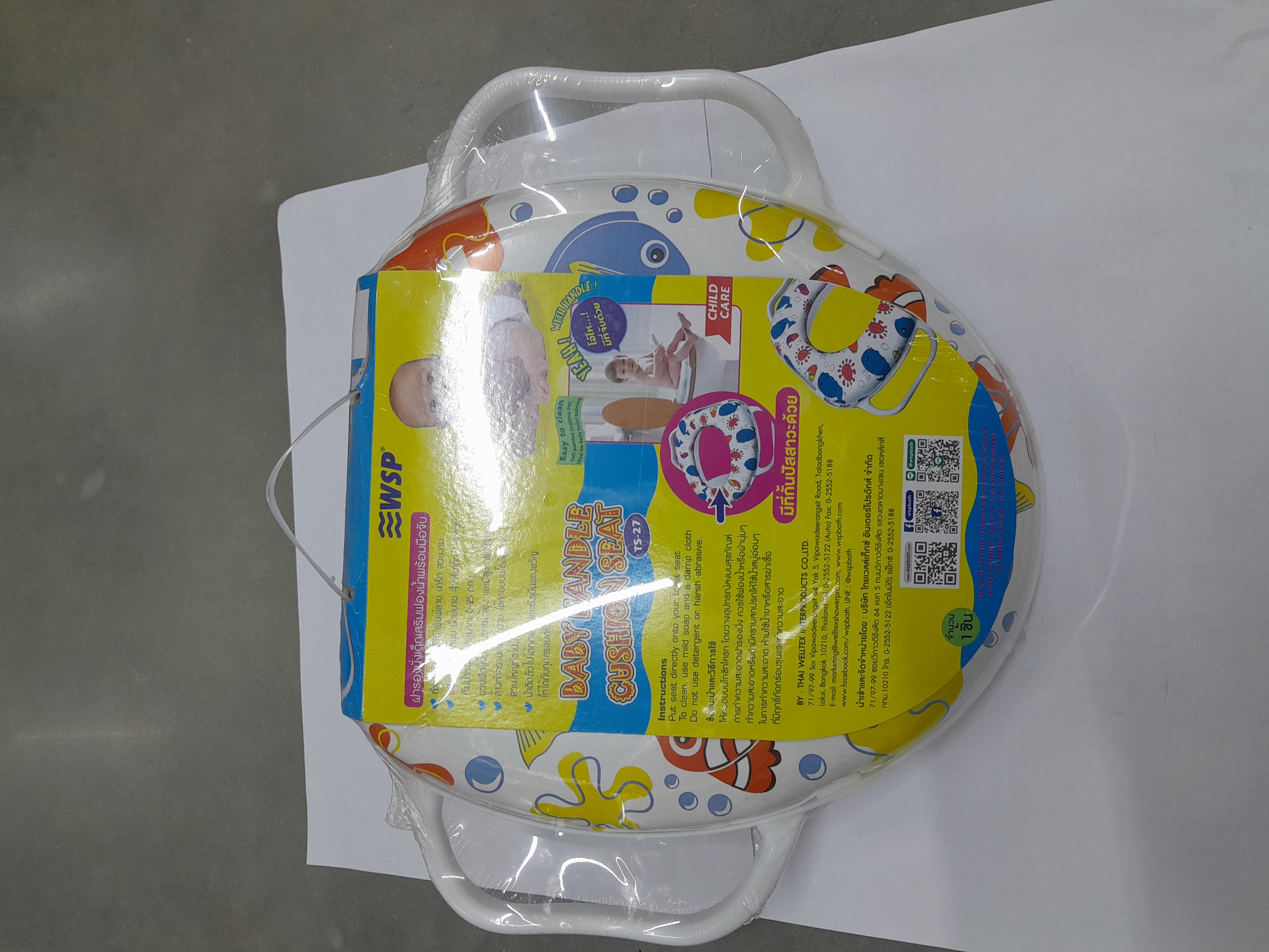 WSP ฝารองนั่งเด็กเสริมฟองน้ำพิมพ์ลาย TS27-108 WSP ฝารองนั่งเด็กเสริมฟองน้ำพิมพ์ลาย TS27-108 - ดำรงค์โฮมพลัส
