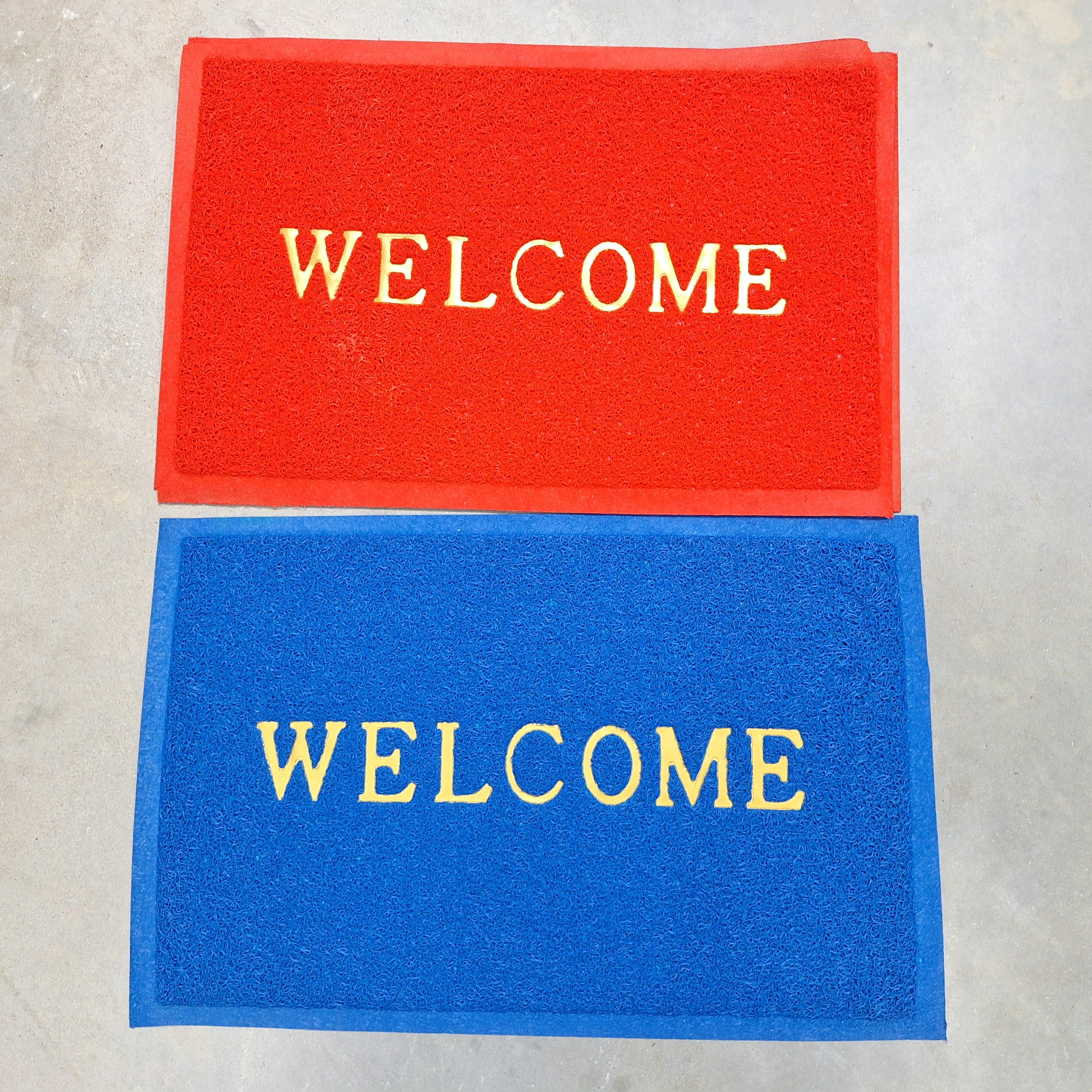 TING พรมเช็ดเท้า WELCOME 38*58 คละสี TING พรมเช็ดเท้า WELCOME 38*58 คละสี - ดำรงค์โฮมพลัส