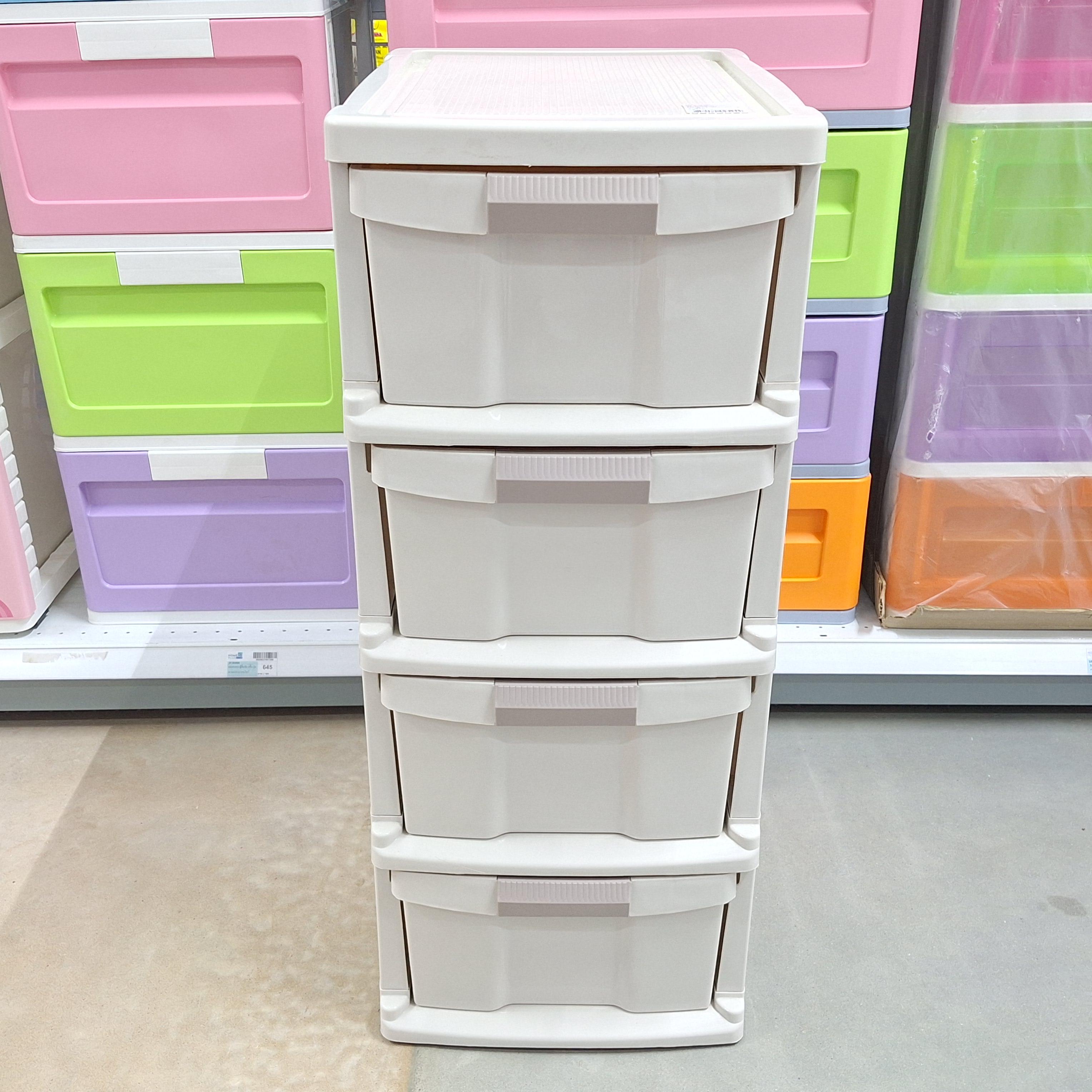 JCJ กล่องลิ้นชัก 4 ชั้น No.2524 35.5*51.5*90 สีเบจ JCJ กล่องลิ้นชัก 4 ชั้น No.2524 35.5*51.5*90 สีเบจ - ดำรงค์โฮมพลัส