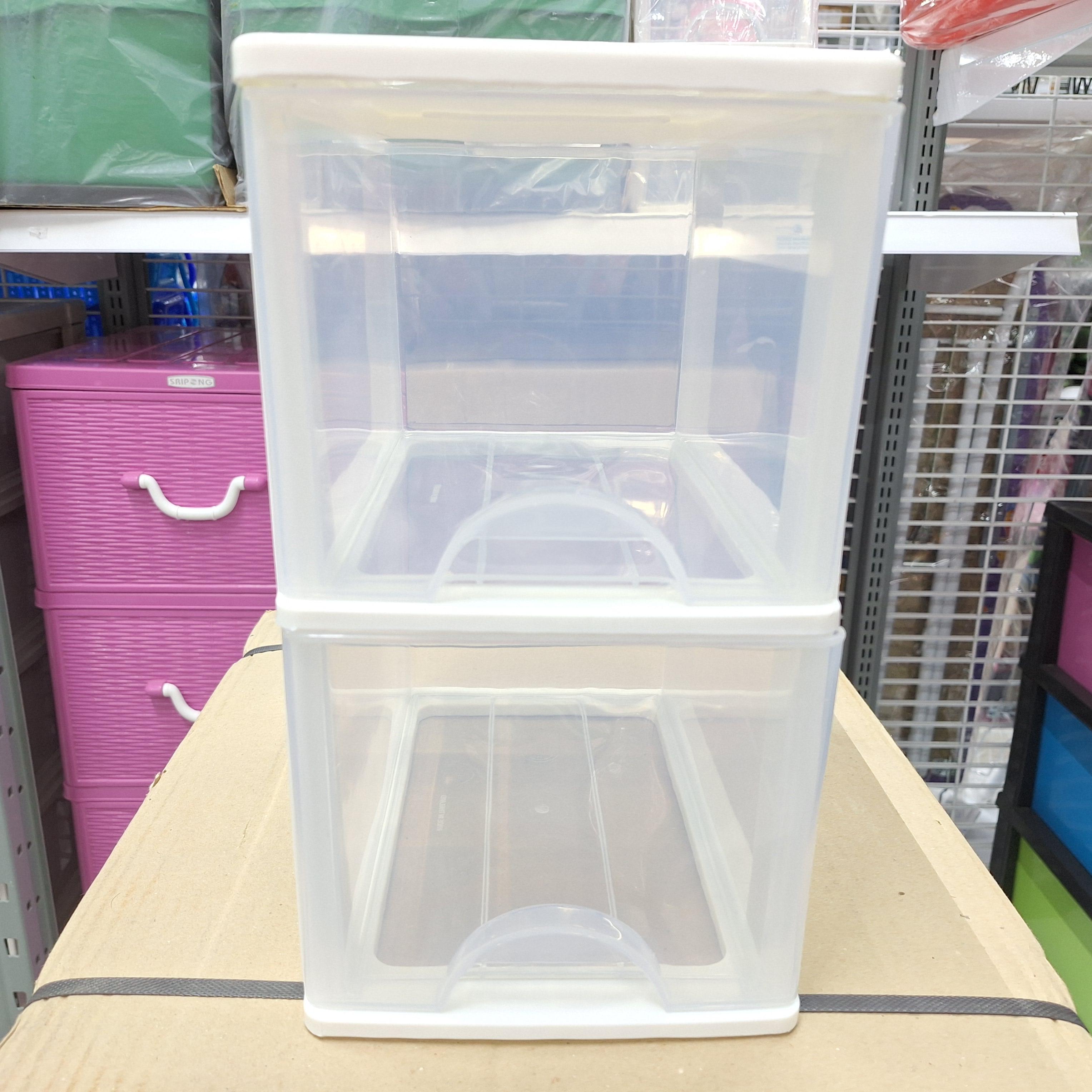 JCJ กล่องลิ้นชักเล็ก 2 ชั้น No.2812 18*26.5*33 สีขาว/สีเขียว JCJ กล่องลิ้นชักเล็ก 2 ชั้น No.2812 18*26.5*33 สีขาว/สีเขียว - ดำรงค์โฮมพลัส