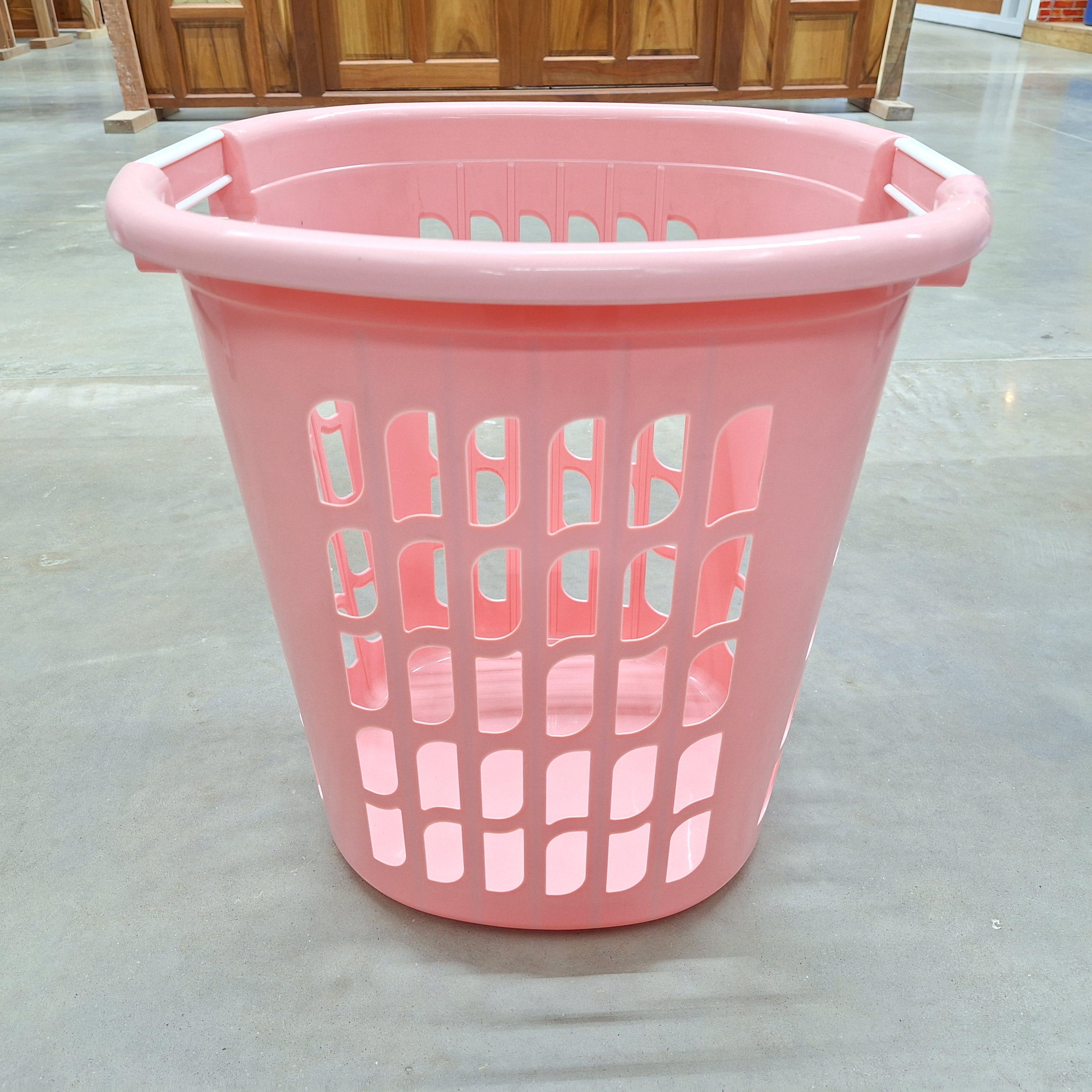 JCJ ตะกร้าผ้า No.1158 32*44*44.5 สีชมพู JCJ ตะกร้าผ้า No.1158 32*44*44.5 สีชมพู - ดำรงค์โฮมพลัส
