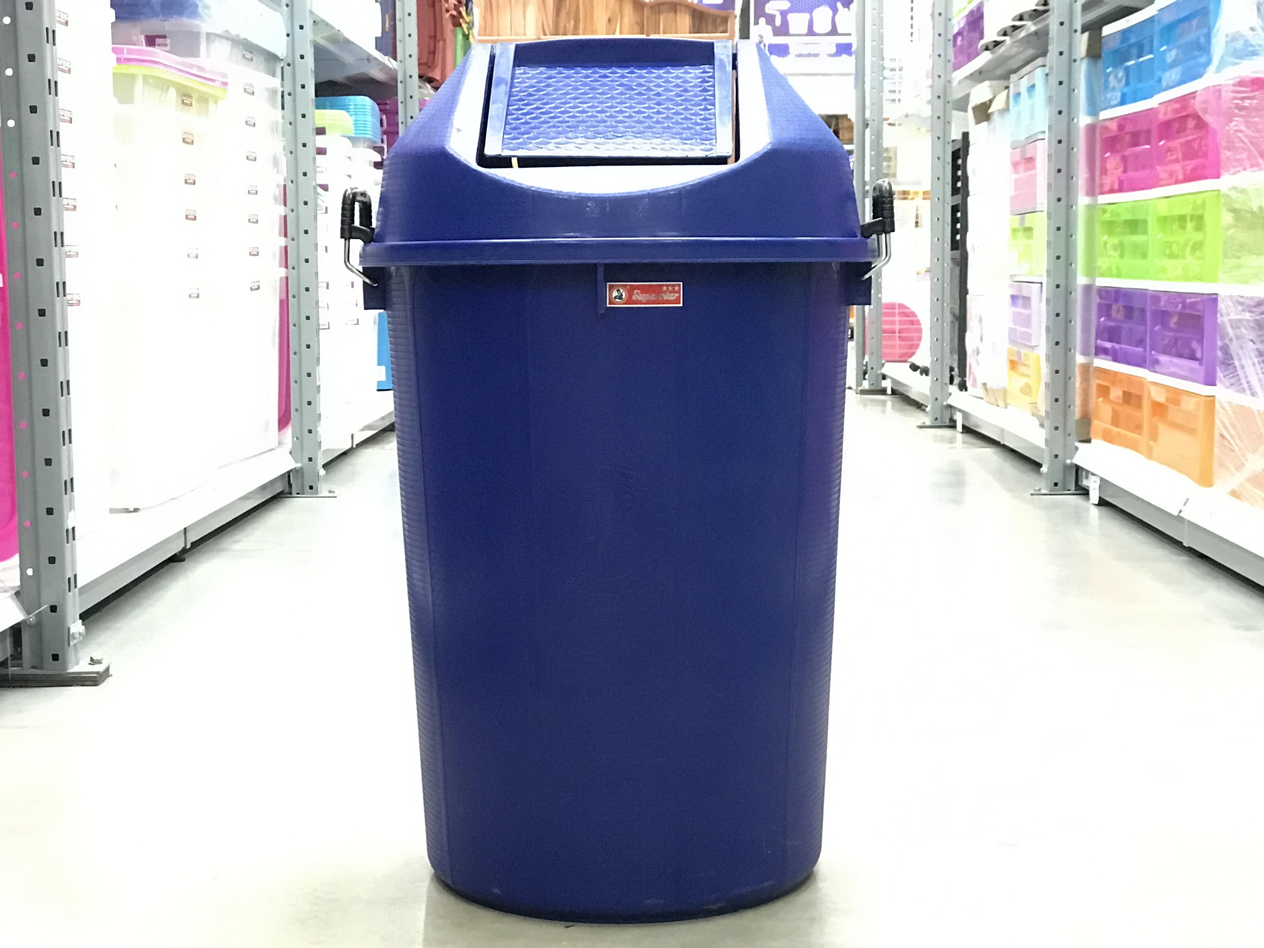 ตรางู ถังขยะฝาแกว่ง GB 30 ชนิดกลม 100L สีน้ำเงิน (6 ใบ/มัด) ตรางู ถังขยะฝาแกว่ง GB 30 ชนิดกลม 100L สีน้ำเงิน (6 ใบ/มัด) - ดำรงค์โฮมพลัส