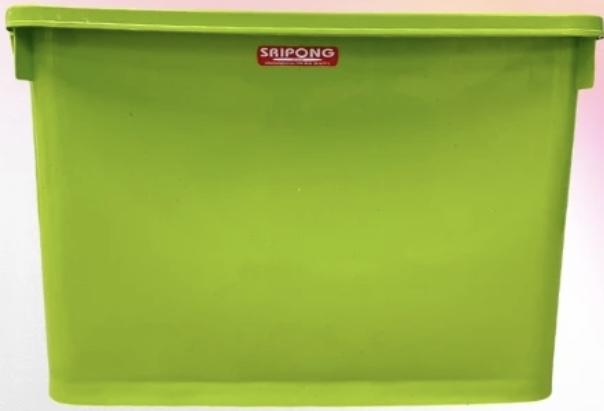 SRIPONG กล่องล้อเลื่อน รุ่น S-99 (B) สีเขียว 100ลิตร SRIPONG กล่องล้อเลื่อน รุ่น S-99 (B) สีเขียว 100ลิตร - ดำรงค์โฮมพลัส