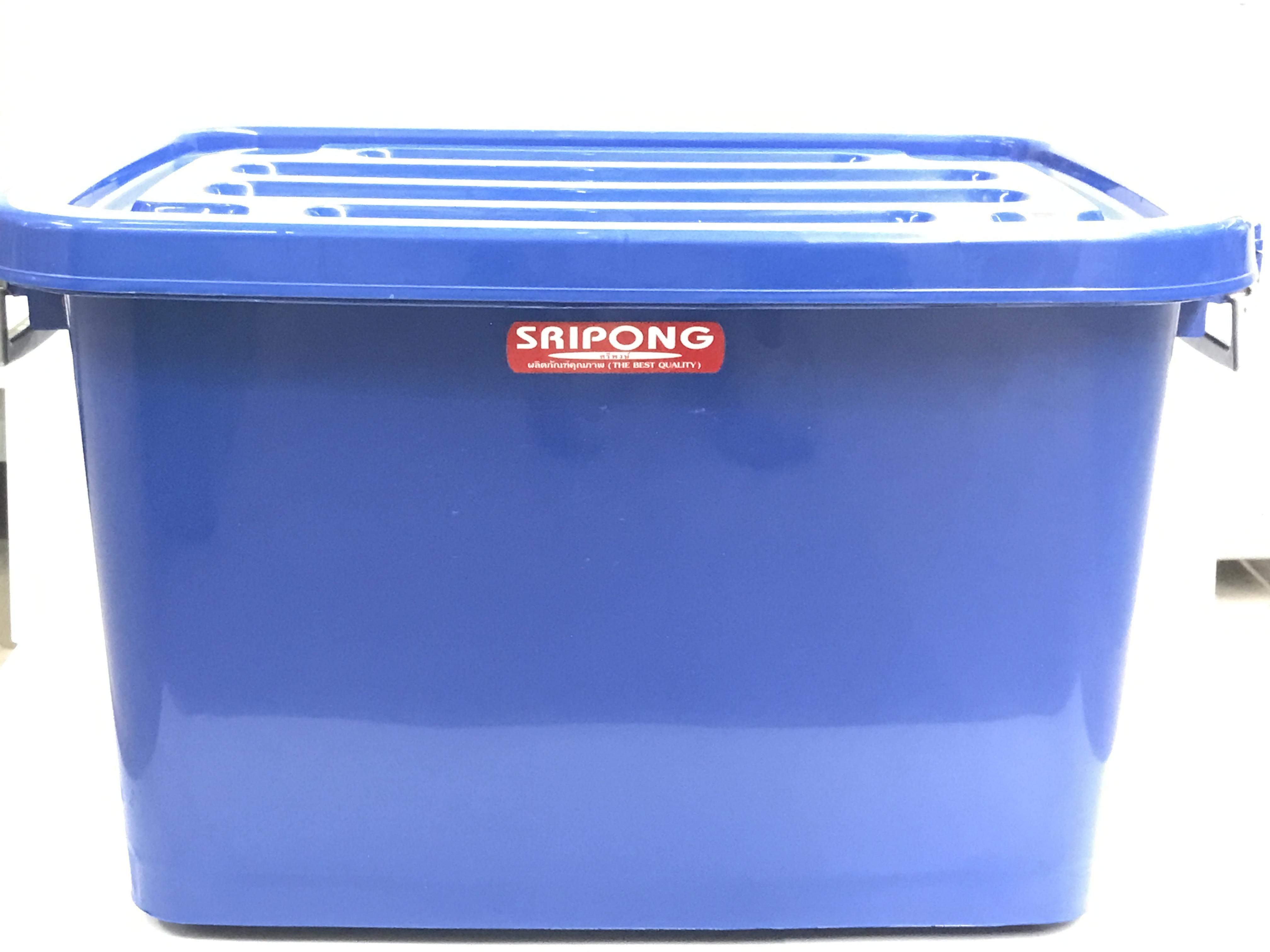 SRIPONG กล่องล้อเลื่อน รุ่นS-60 (B) น้ำเงิน 60ลิตร SRIPONG กล่องล้อเลื่อน รุ่นS-60 (B) น้ำเงิน 60ลิตร - ดำรงค์โฮมพลัส