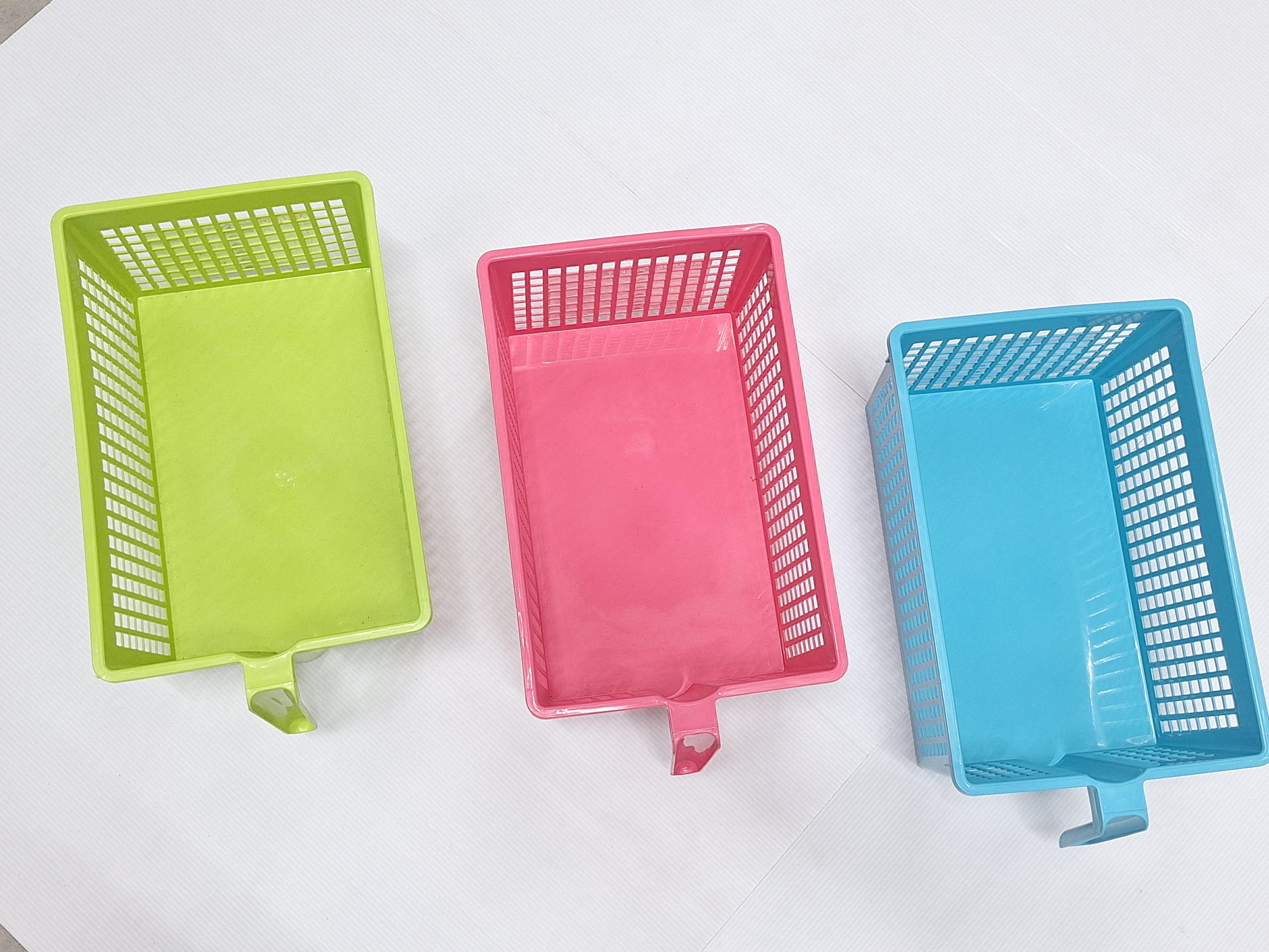 ตะกร้าจัดระเบียบ สีพาสเทล NO.K-1011-1 ตะกร้าจัดระเบียบ สีพาสเทล NO.K-1011-1 - ดำรงค์โฮมพลัส