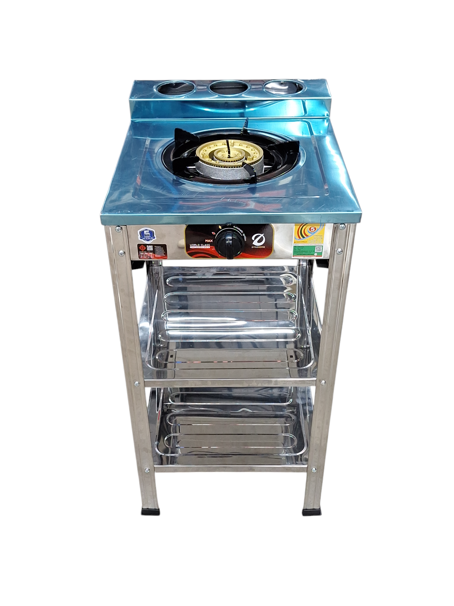 Dyna Home เตาแก๊สสแตนเลส ตั้งพื้น 1 หัว เหล็กหล่อ LK-111-C Dyna Home เตาแก๊สสแตนเลส ตั้งพื้น 1 หัว เหล็กหล่อ LK-111-C - ดำรงค์โฮมพลัส