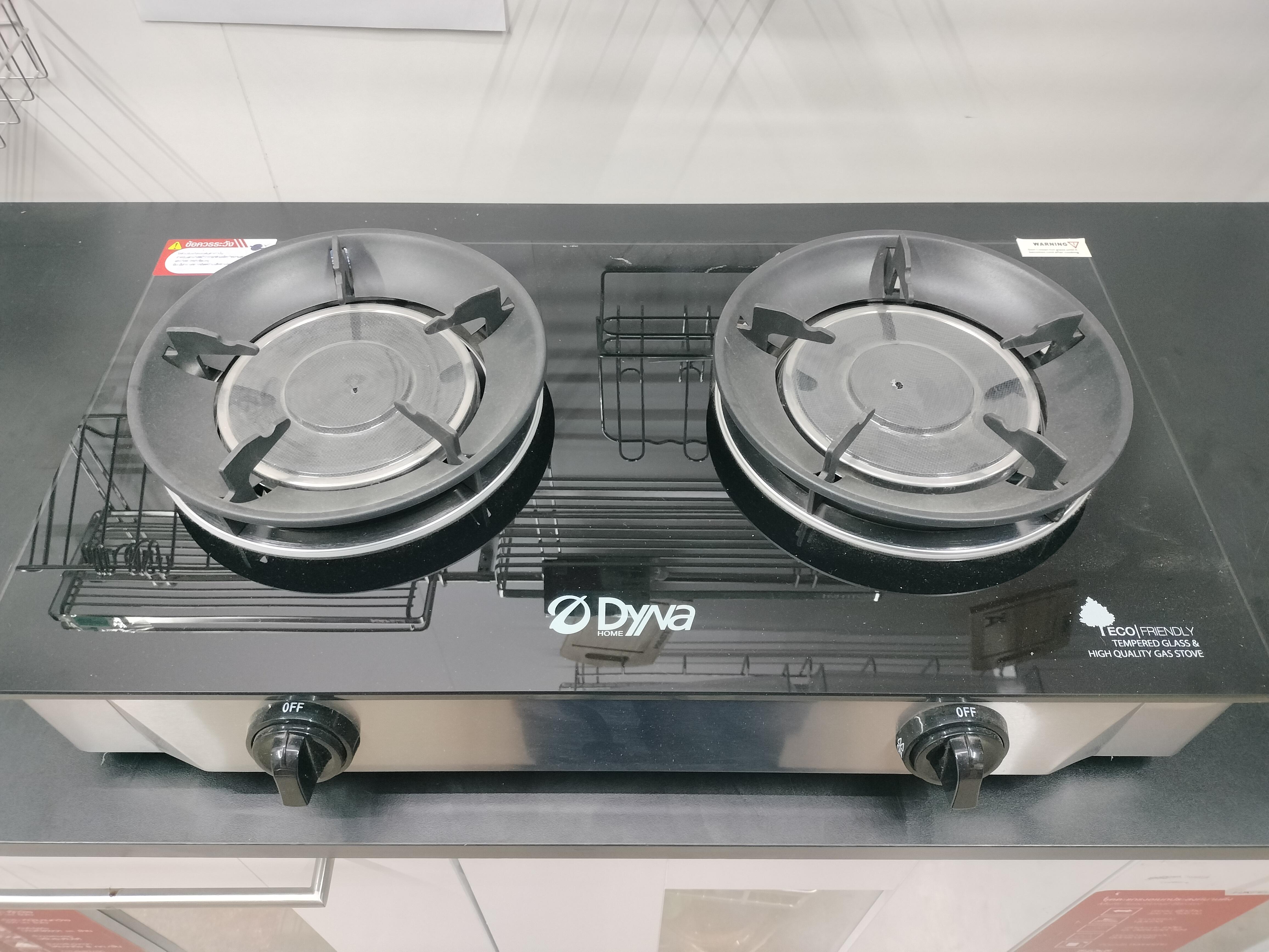 Dyna Home เตาแก๊สหน้ากระจก ตั้งโต๊ะ 2 หัว อินฟาเรด DF-7238-I