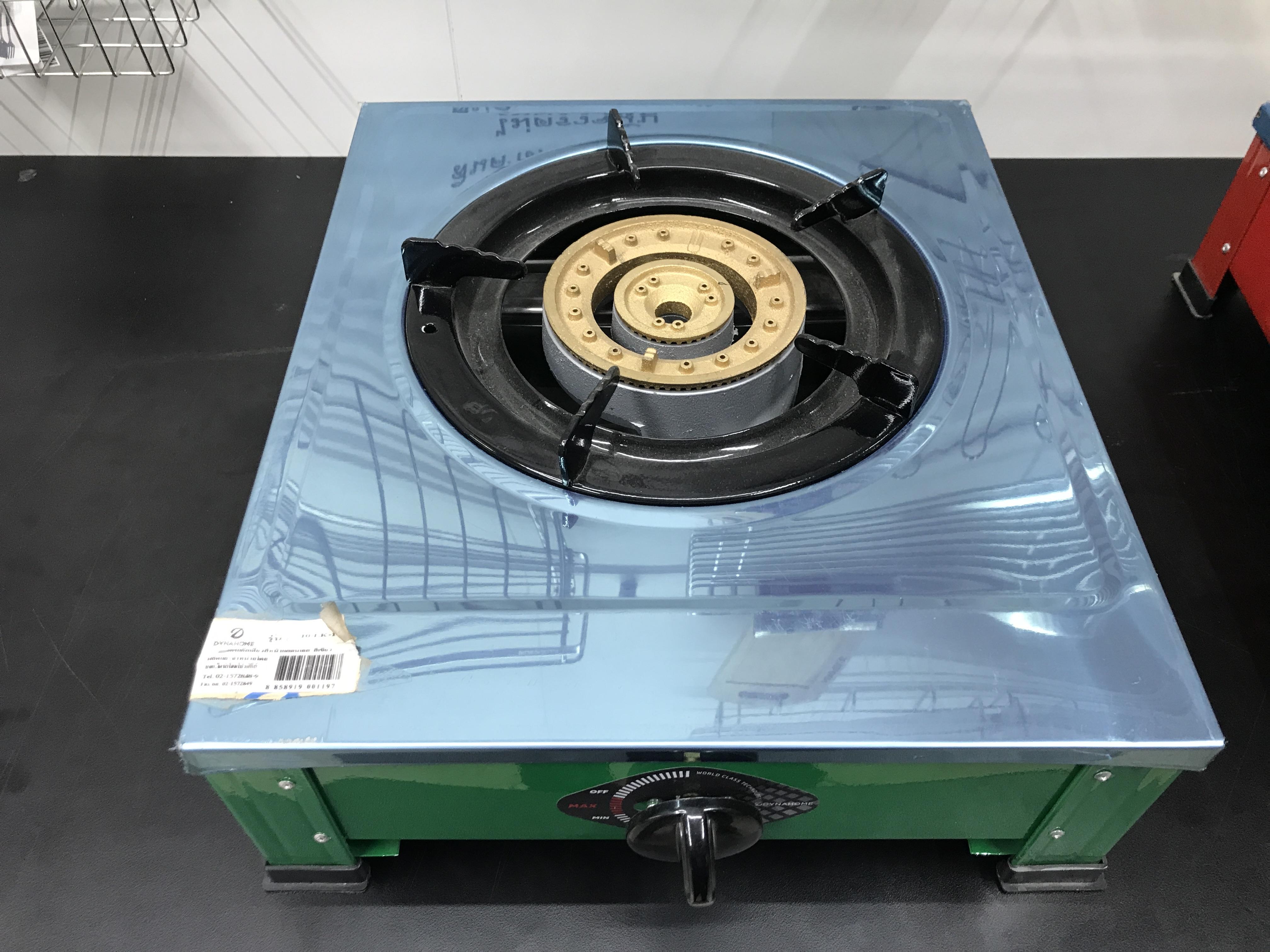 Dyna Home เตาแก๊สสแตนเลสตั้งโต๊ะ 1หัว เหล็กหล่อ 130mm. สีเขียว LK-117-C Dyna Home เตาแก๊สสแตนเลสตั้งโต๊ะ 1หัว เหล็กหล่อ 130mm. สีเขียว LK-117-C - ดำรงค์โฮมพลัส