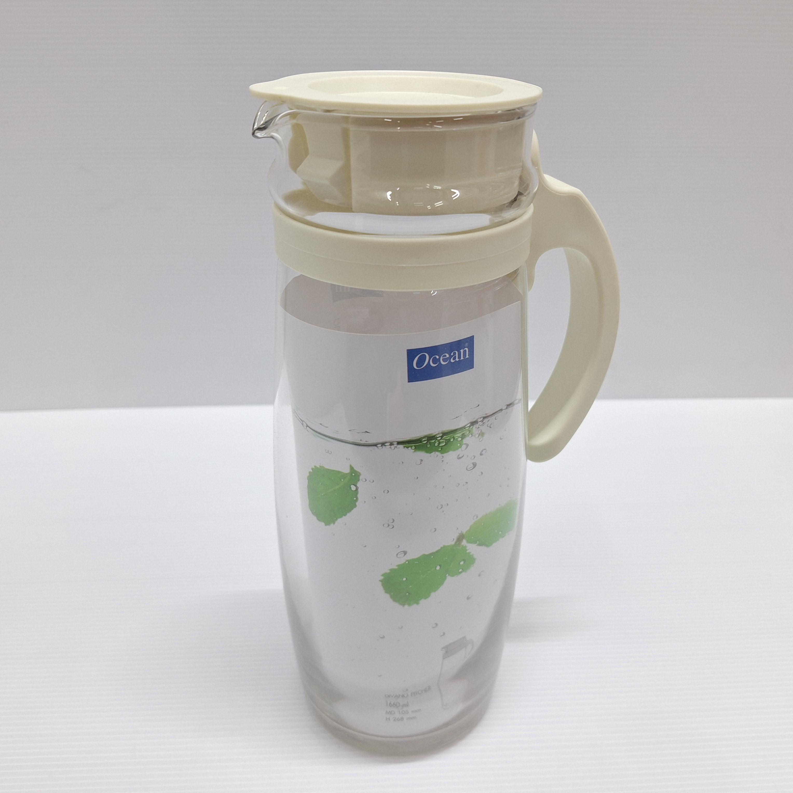 OCEAN เหยือกน้ำ DIVANO PITCHER WHITE 5V20558 G0701 1660มล. OCEAN เหยือกน้ำ DIVANO PITCHER WHITE 5V20558 G0701 1660มล. - ดำรงค์โฮมพลัส