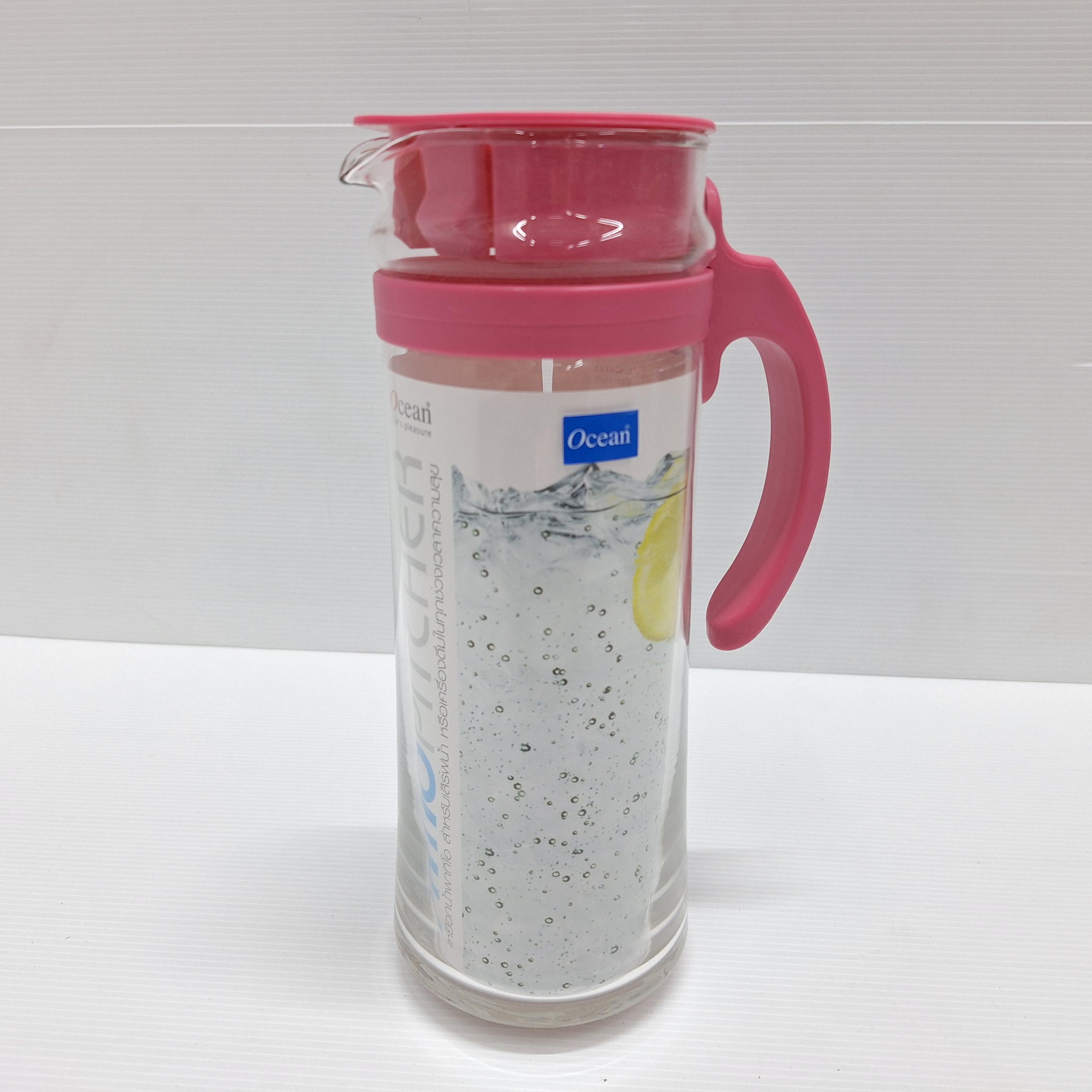 OCEAN เหยือกน้ำ PATIO PITCHER PINK 5V18344 G0201 1265มล. OCEAN เหยือกน้ำ PATIO PITCHER PINK 5V18344 G0201 1265มล. - ดำรงค์โฮมพลัส