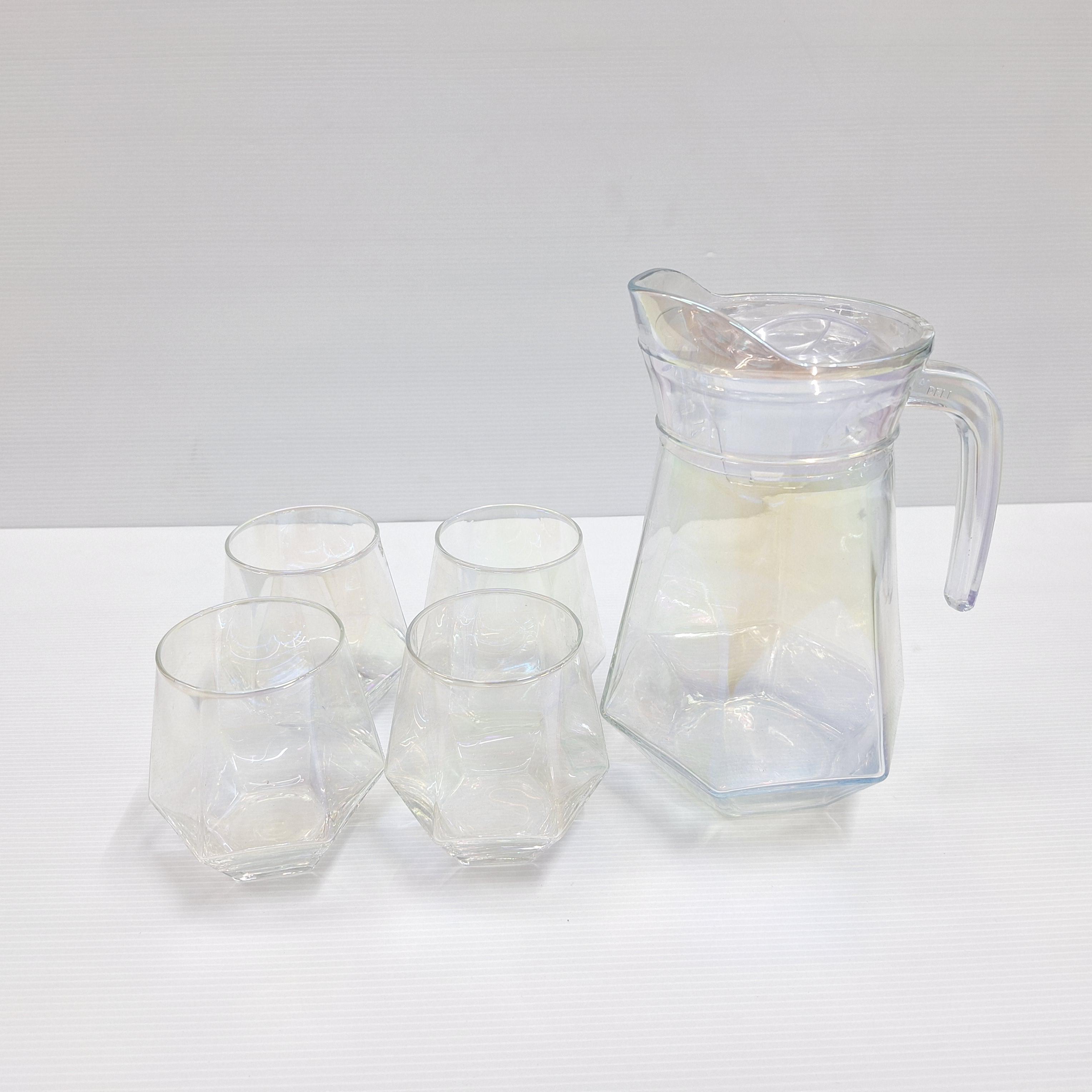 ชุดเหยือกแก้วสีรุ้ง+แก้ว RJ-SS-0006 ชุดเหยือกแก้วสีรุ้ง+แก้ว RJ-SS-0006 - ดำรงค์โฮมพลัส