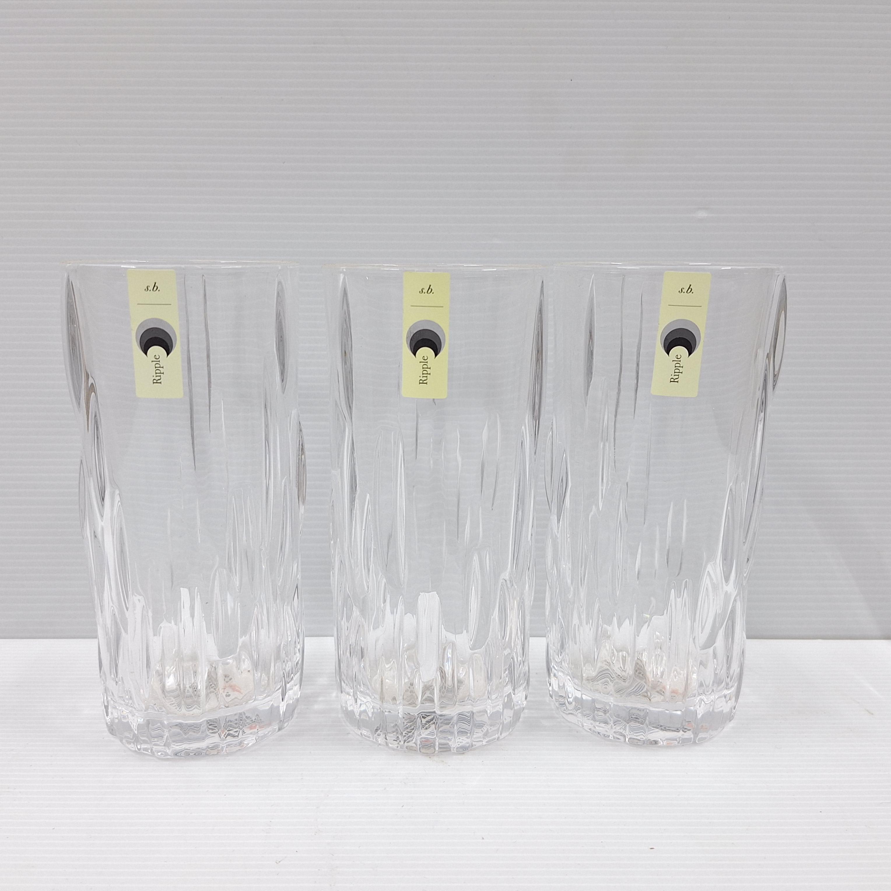 แก้วน้ำทรงสูงลายข้าวหลาม RJ139HB12 (6ใบ/แพค) แก้วน้ำทรงสูงลายข้าวหลาม RJ139HB12 (6ใบ/แพค) - ดำรงค์โฮมพลัส