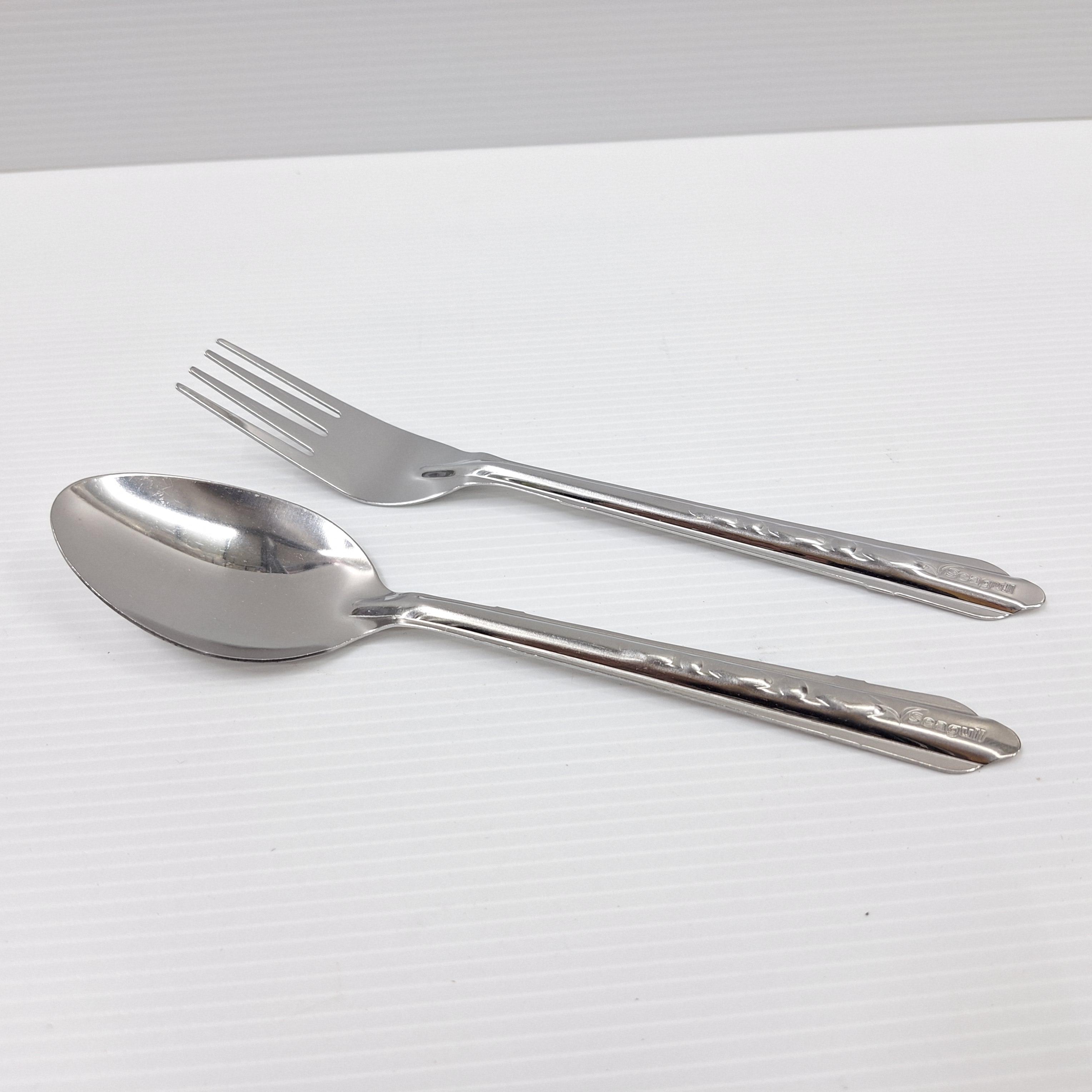 SEAGULL ช้อนส้อม ซูเปอร์เซฟ (2ชิ้น/แพค) SEAGULL ช้อนส้อม ซูเปอร์เซฟ (2ชิ้น/แพค) - ดำรงค์โฮมพลัส