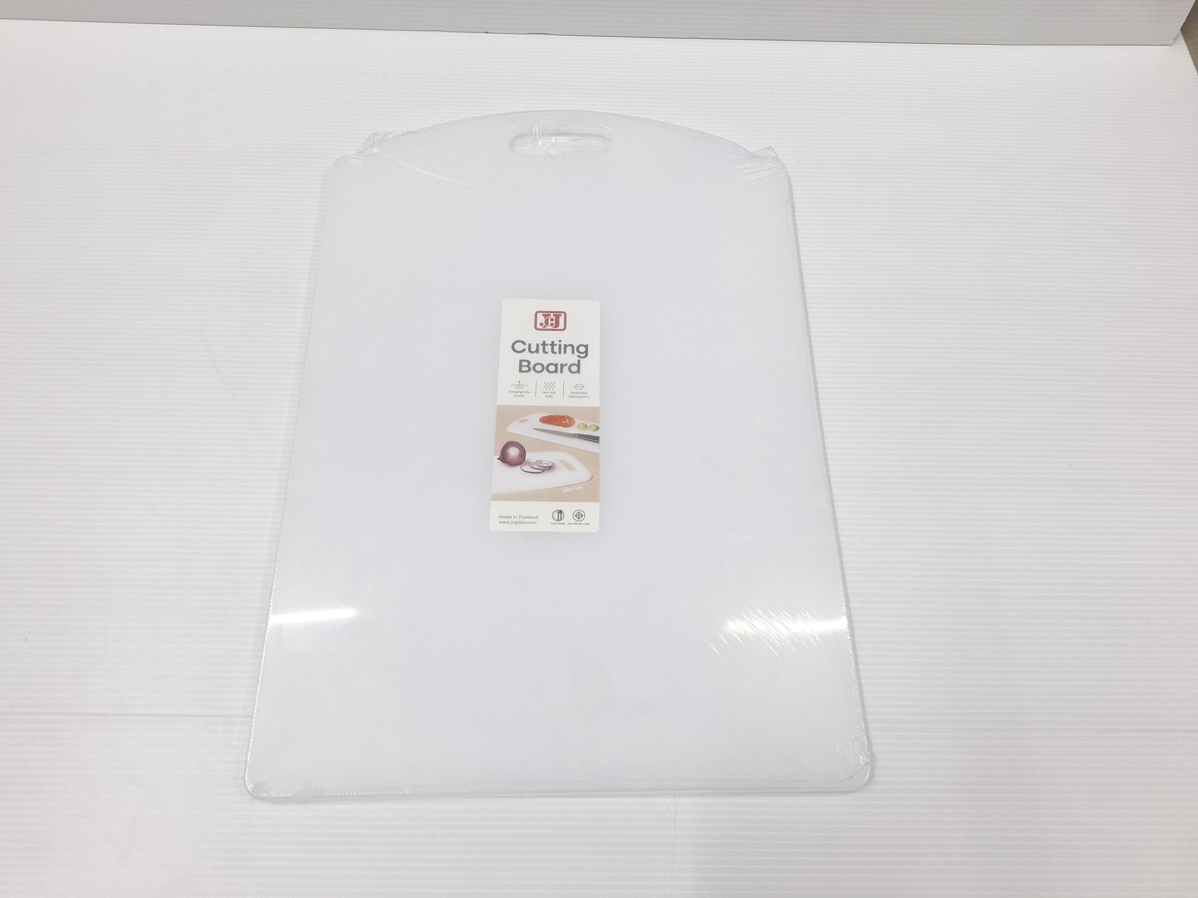 JCJ เขียงพลาสติก 03 สีขาว JCJ เขียงพลาสติก 03 สีขาว - ดำรงค์โฮมพลัส